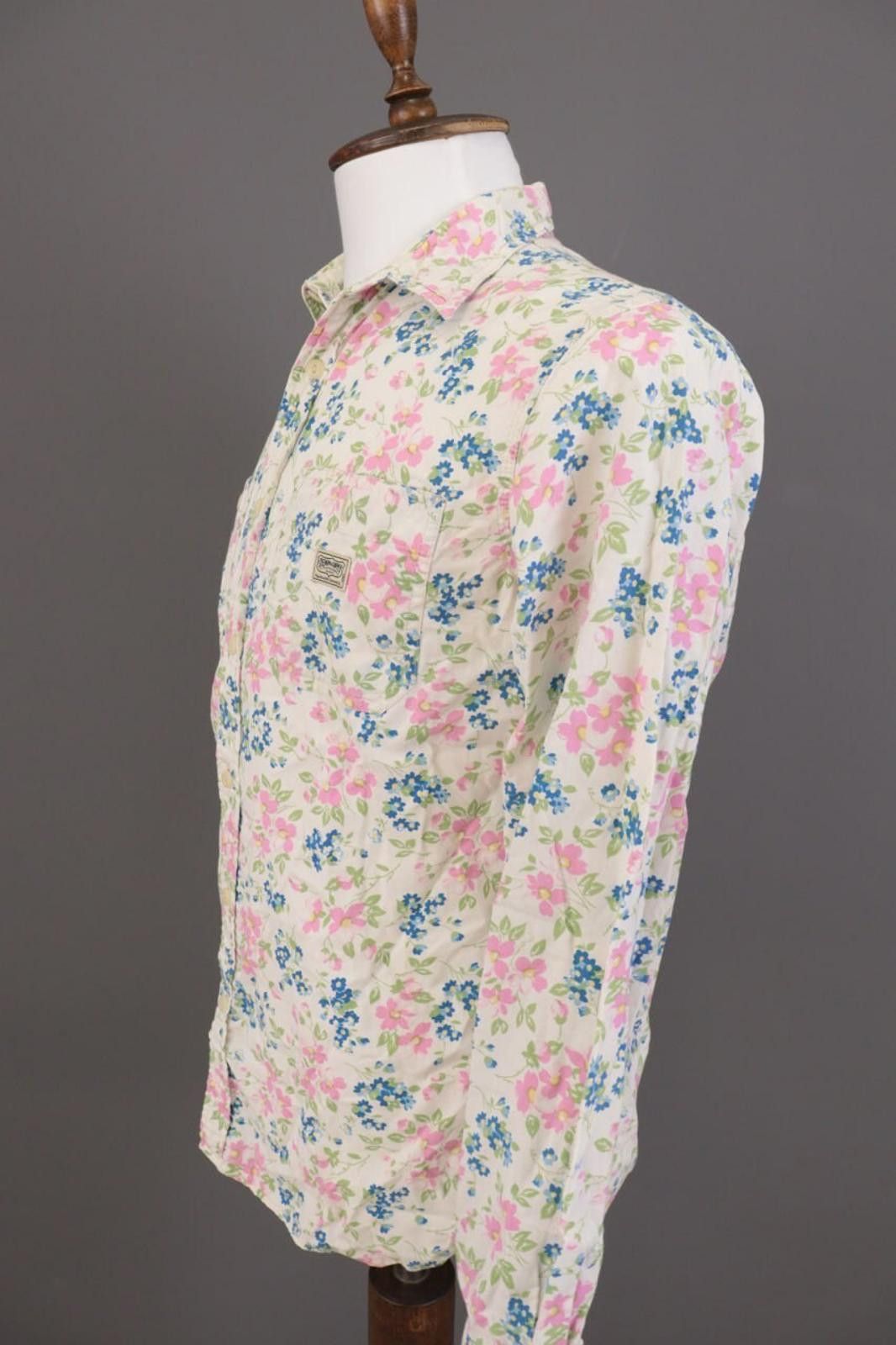 Denim & Supply Ralph Lauren Denim & Supply Ralph Lauren White Florlal Shirt Size M Size US M / EU 48-50 / 2 - 7 Thumbnail