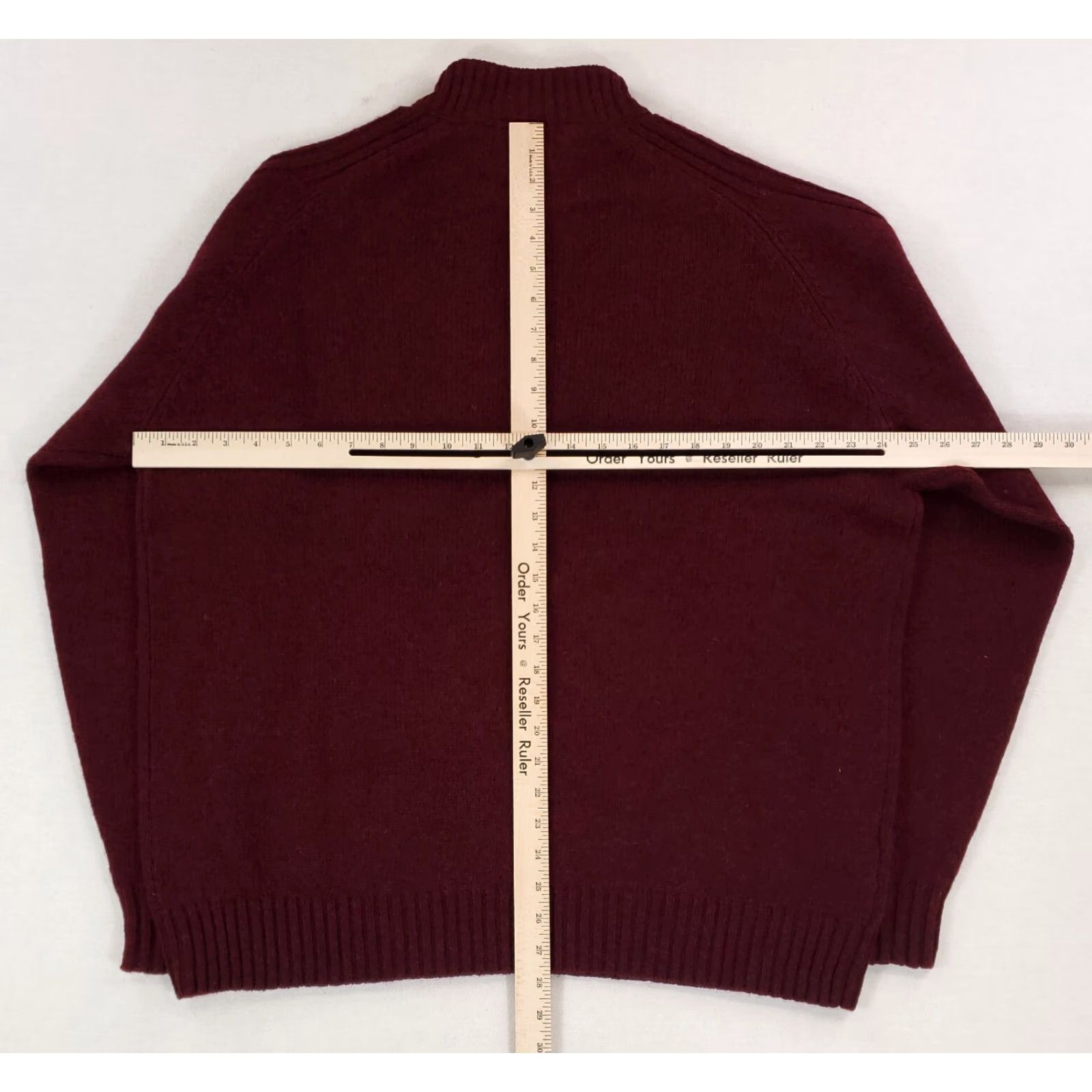 Pendleton VINTAGE Pendleton Sweater 1/4 Zip Wool Red Mens XL Size US XL / EU 56 / 4 - 4 Thumbnail
