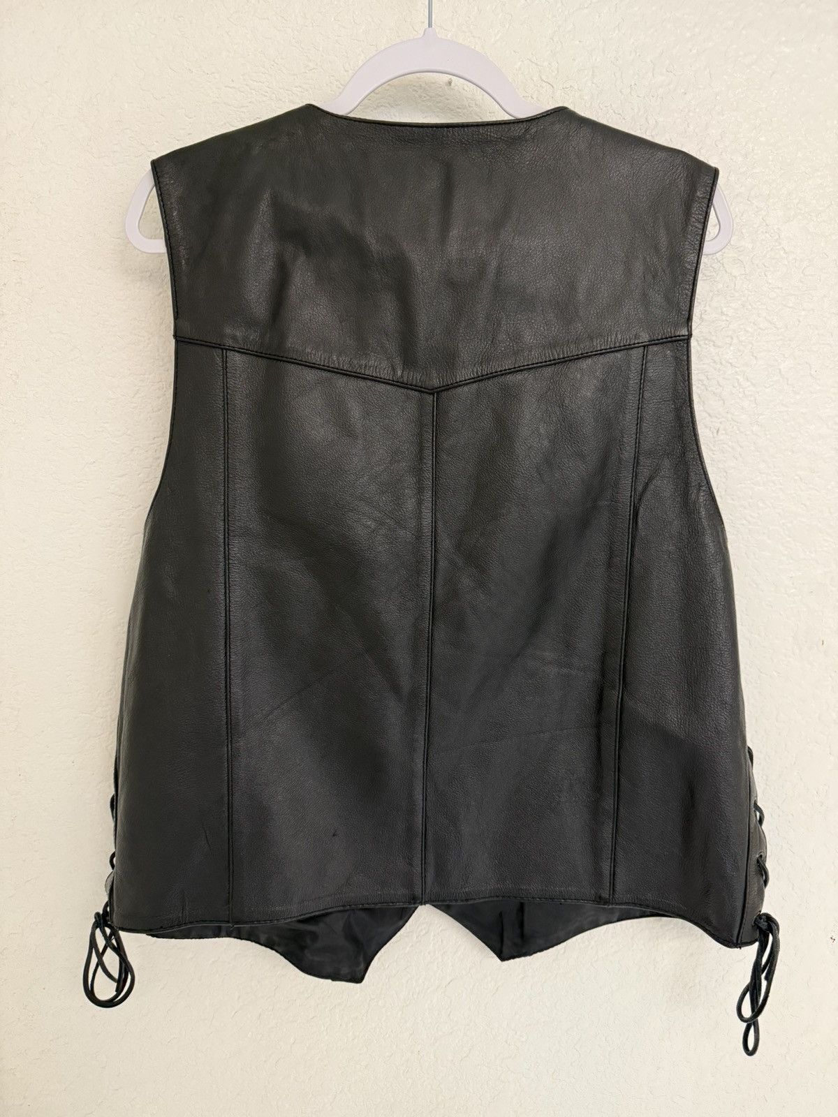 Leather × Vintage Genuine Leather Vest (LEATHER GALLERY) Size US XXL / EU 58 / 5 - 2 Thumbnail