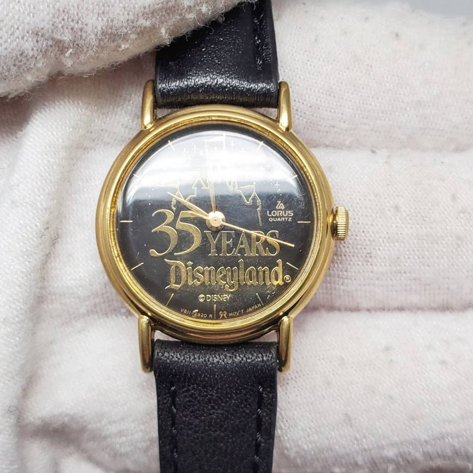 Disney Disneyland 35 Years Celebration VTG Black & Gold Watch Size ONE SIZE - 2 Preview