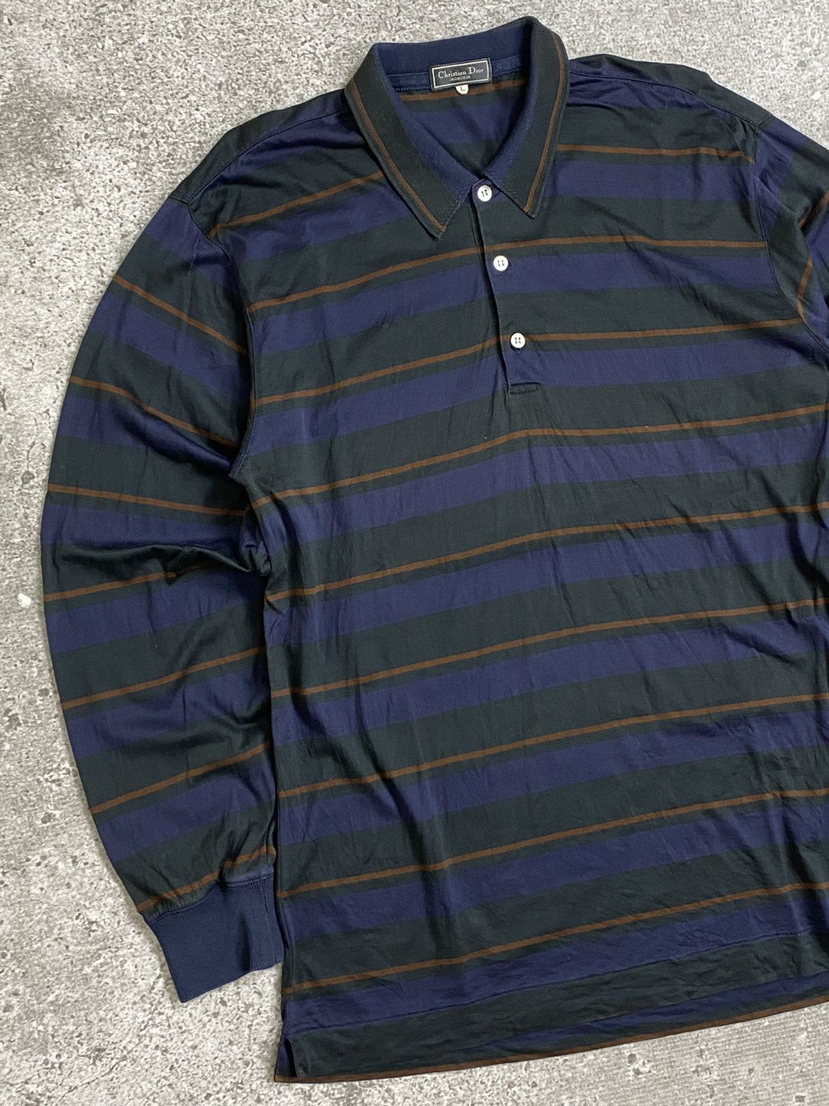 Christian Dior Monsieur Vintage Christian dior monsieur longsleeve polo shirt Size US L / EU 52-54 / 3 - 5 Thumbnail