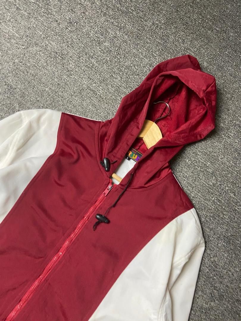 Japanese Brand Louis Versus Color Block Zip Up Hooded Jacket (177) Size US L / EU 52-54 / 3 - 11 Thumbnail