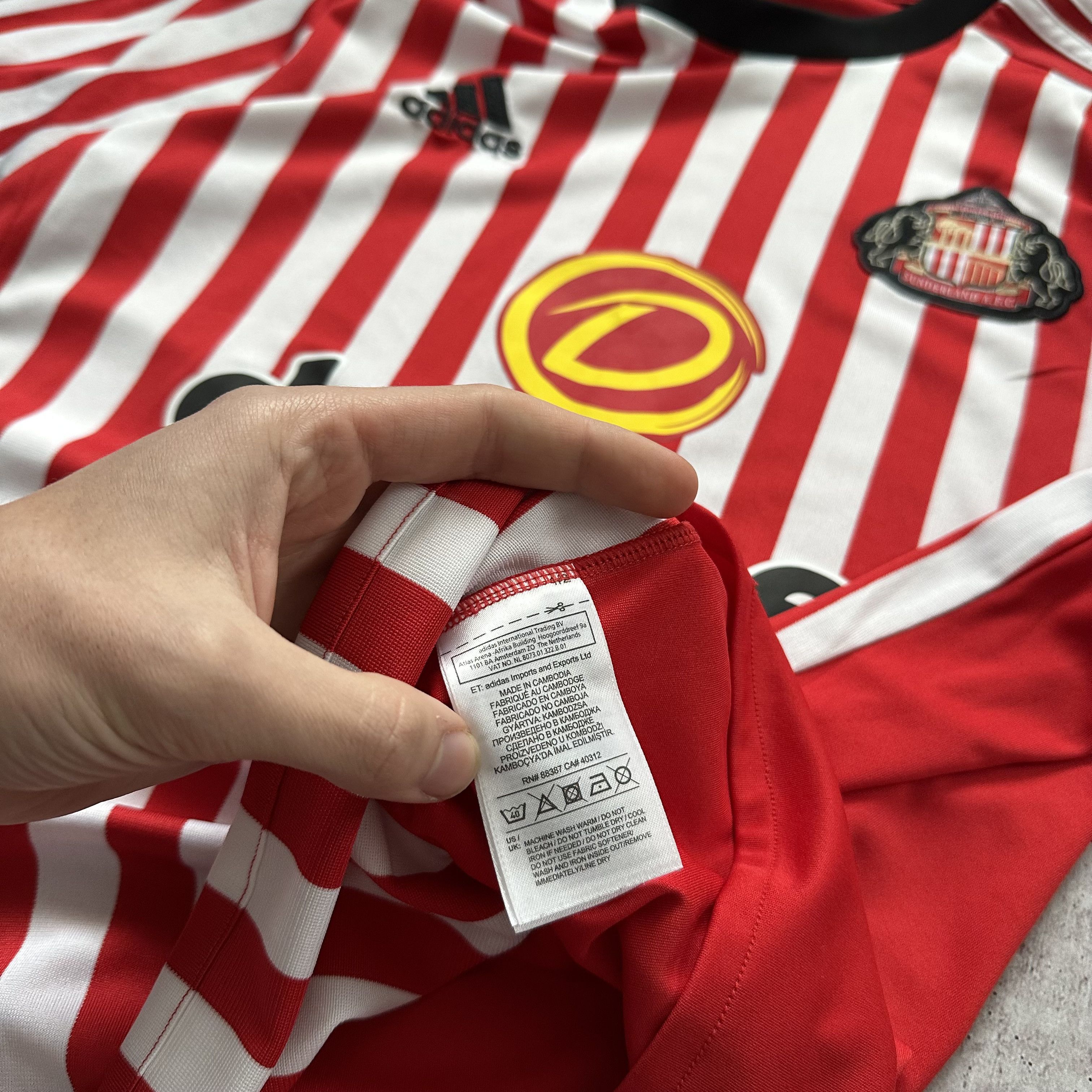Adidas SUNDERLAND ADIDAS 2017/2018 FOOTBALL SOCCER HOME JERSEY Size US M / EU 48-50 / 2 - 5 Thumbnail
