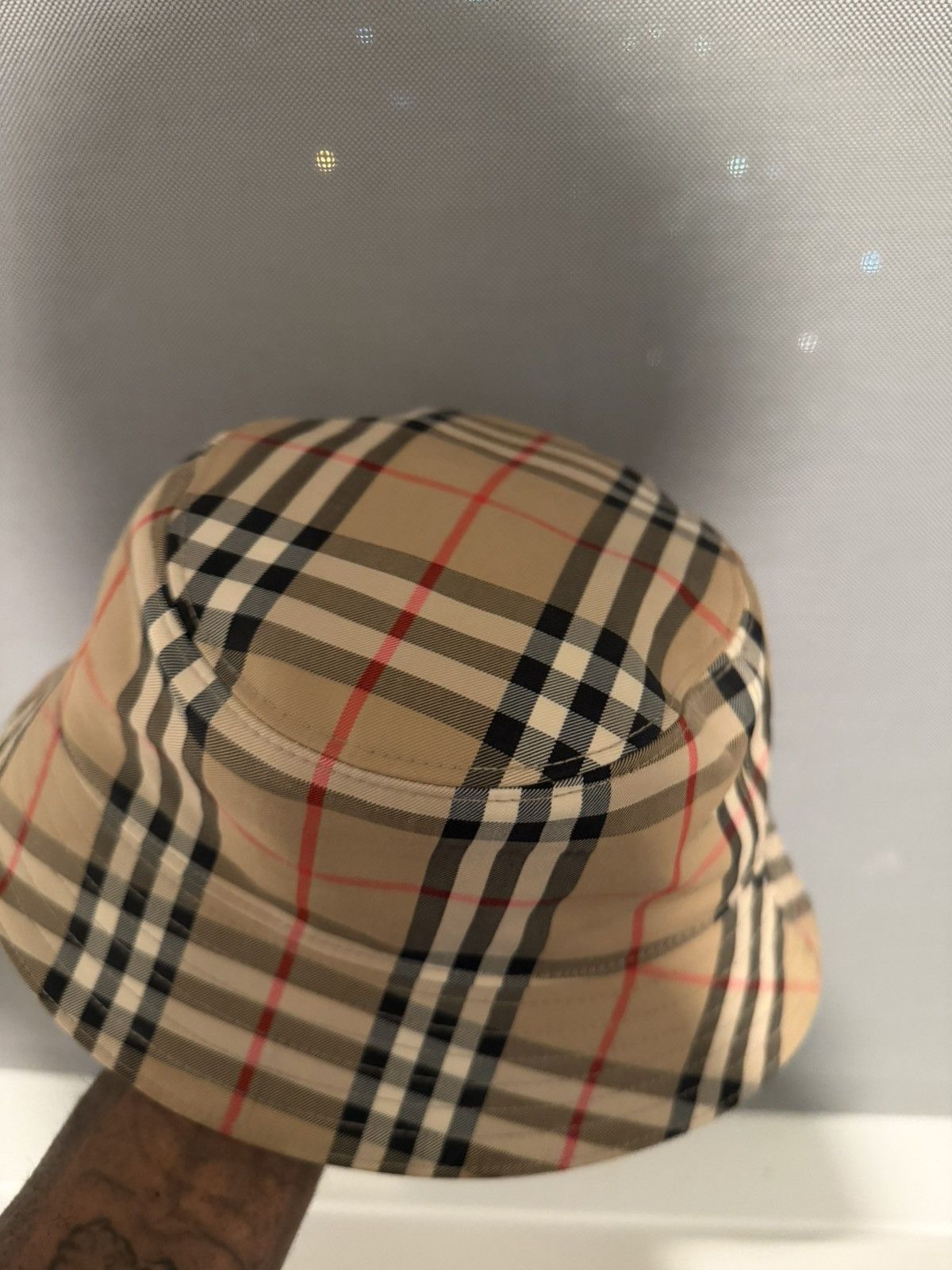 Burberry Check Cotton Bucket Hat Size ONE SIZE - 3 Thumbnail