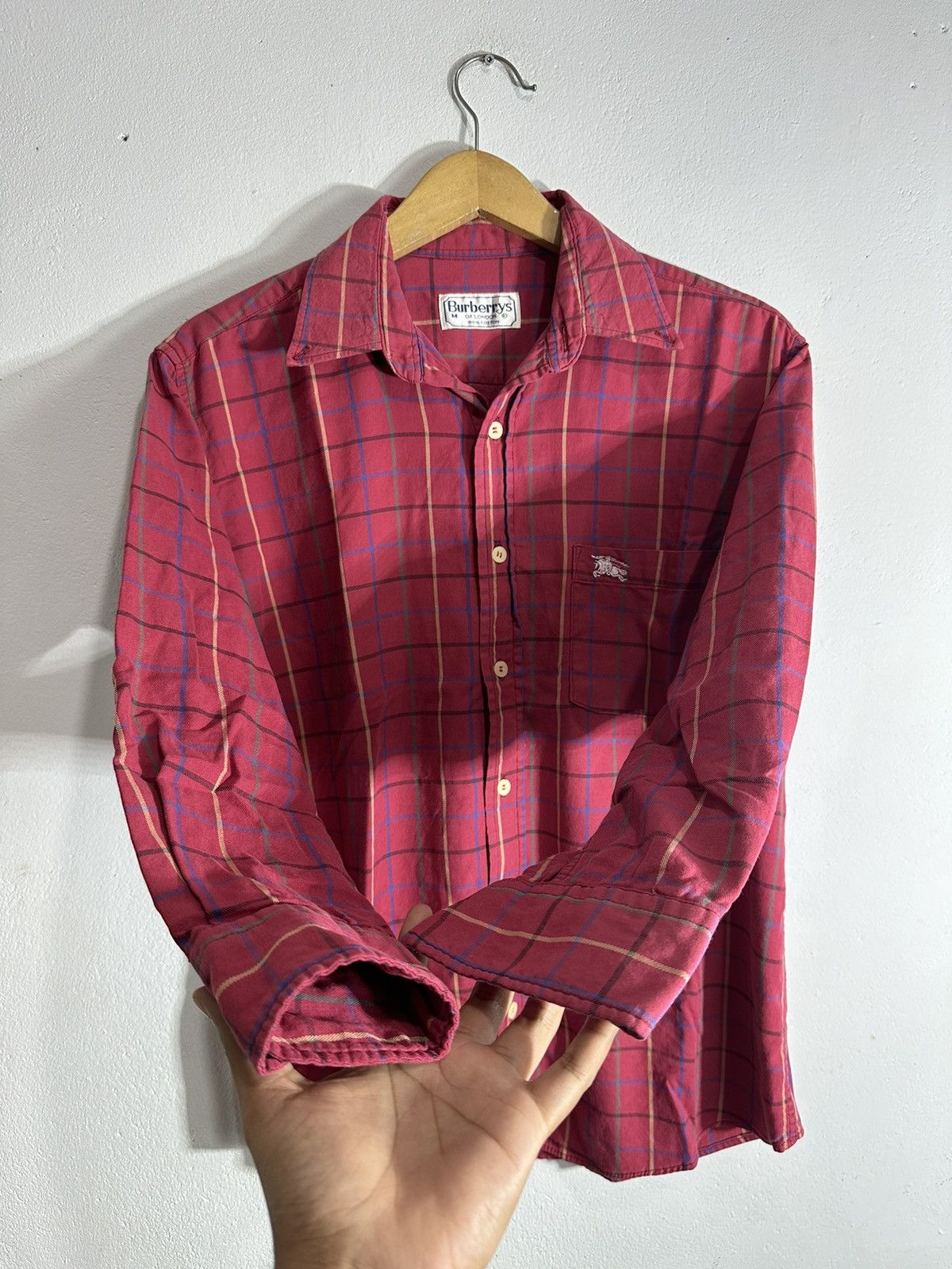 Burberry Burberry Shirt Vintage Size US L / EU 52-54 / 3 - 5 Thumbnail