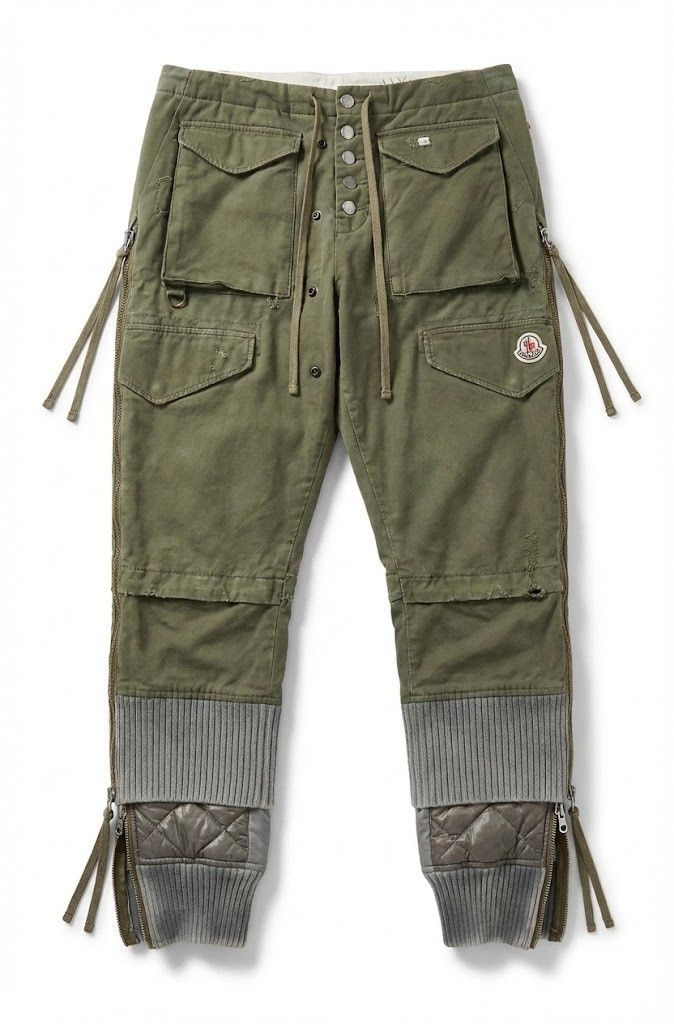 Greg Lauren × Moncler Moncler x Greg Lauren "Collide" collection pants RARE Size US 34 / EU 50 - 1 Thumbnail