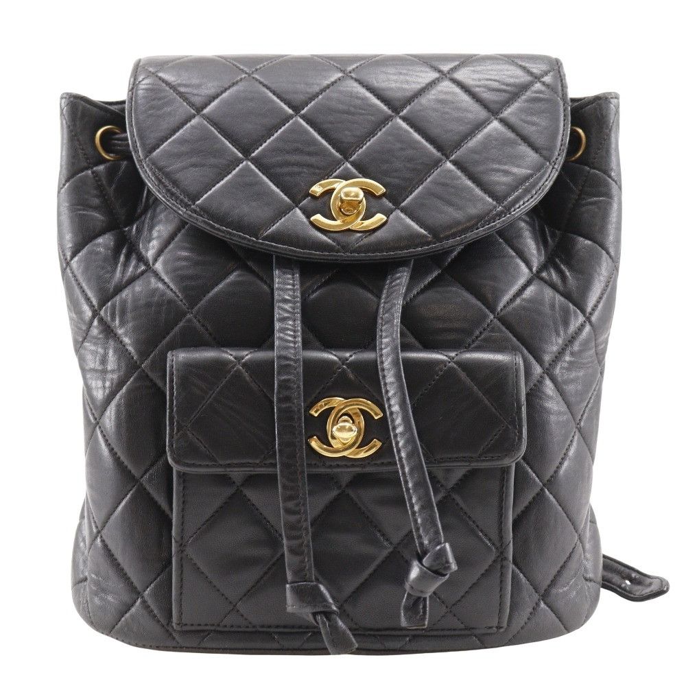 Chanel Chanel Chanel Matelasse Lambskin Backpack Leather Backpack DUTY FREE for USA Size ONE SIZE - 1 Thumbnail