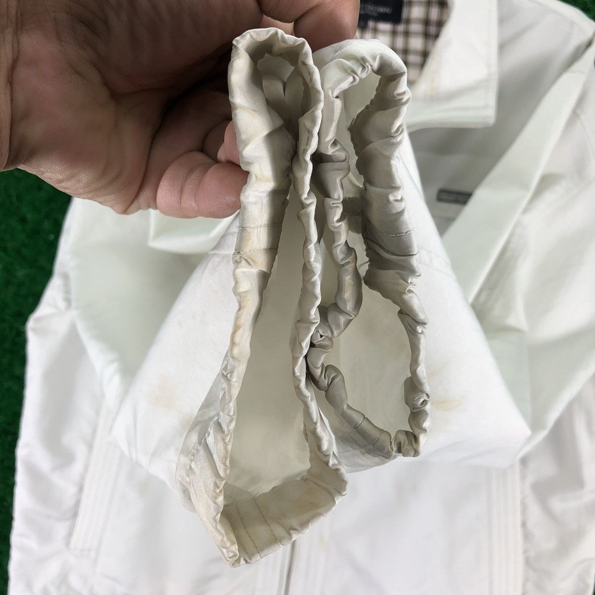 Japanese Brand × Vintage Vintage 90's First Down Zipper Nylon Light Jacket Size US L / EU 52-54 / 3 - 9 Thumbnail