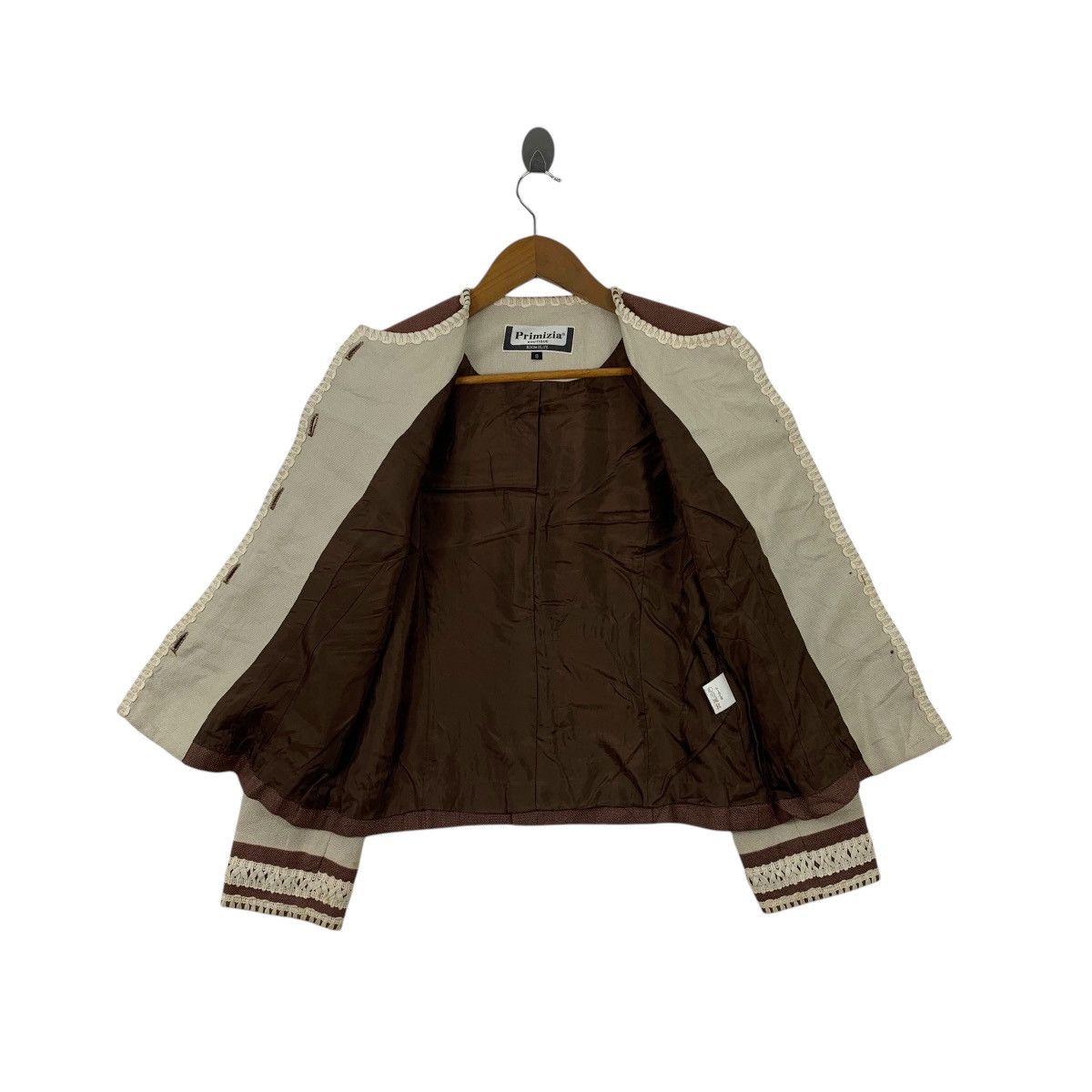 Vintage Vintage PRIMIZIA Boutique Italian Designer Classic Jacket Size S / US 4 / IT 40 - 3 Thumbnail