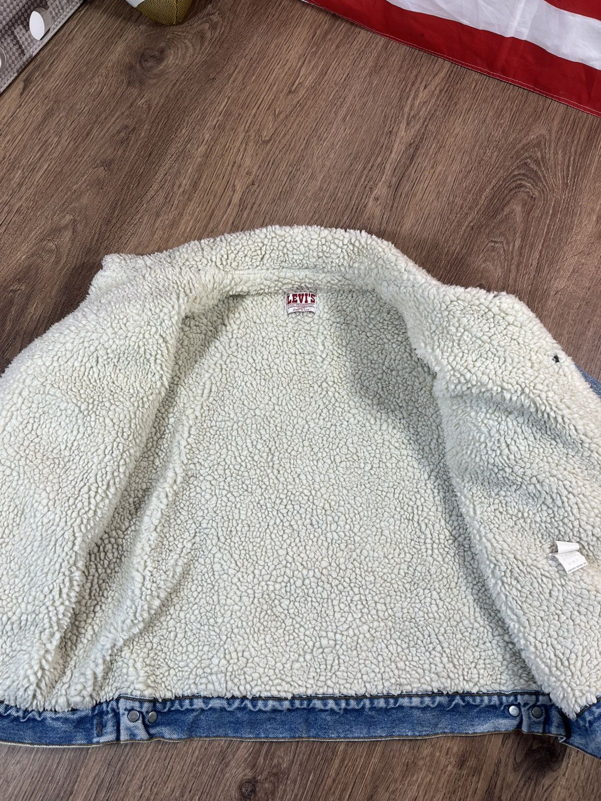 Levi's Vintage 70-80s Levi’s Sherpa Jacket – Made in USA Size US L / EU 52-54 / 3 - 8 Thumbnail
