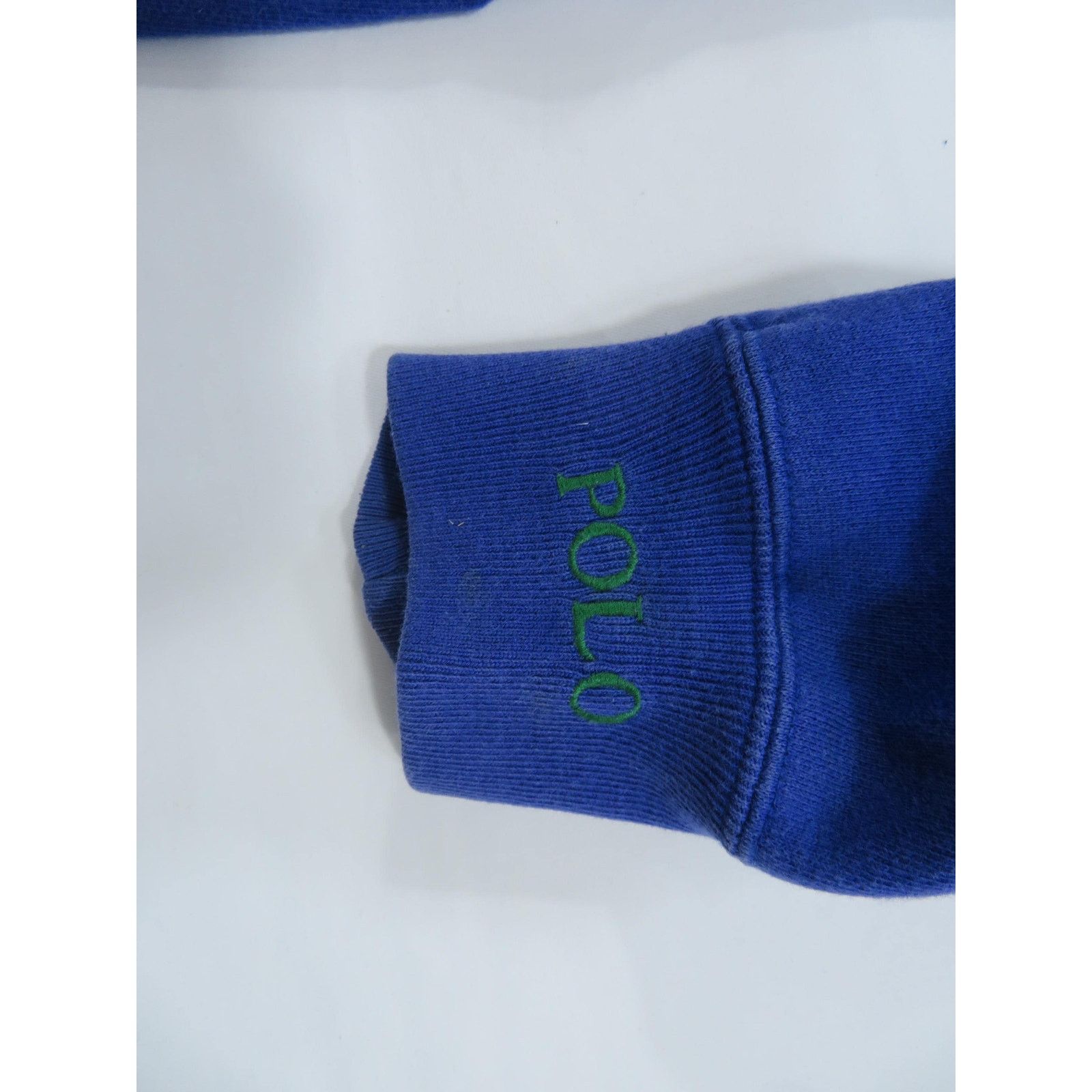 Polo Ralph Lauren Polo Color Block Sweatshirt Blue Sz M 1990s Size US M / EU 48-50 / 2 - 2 Thumbnail