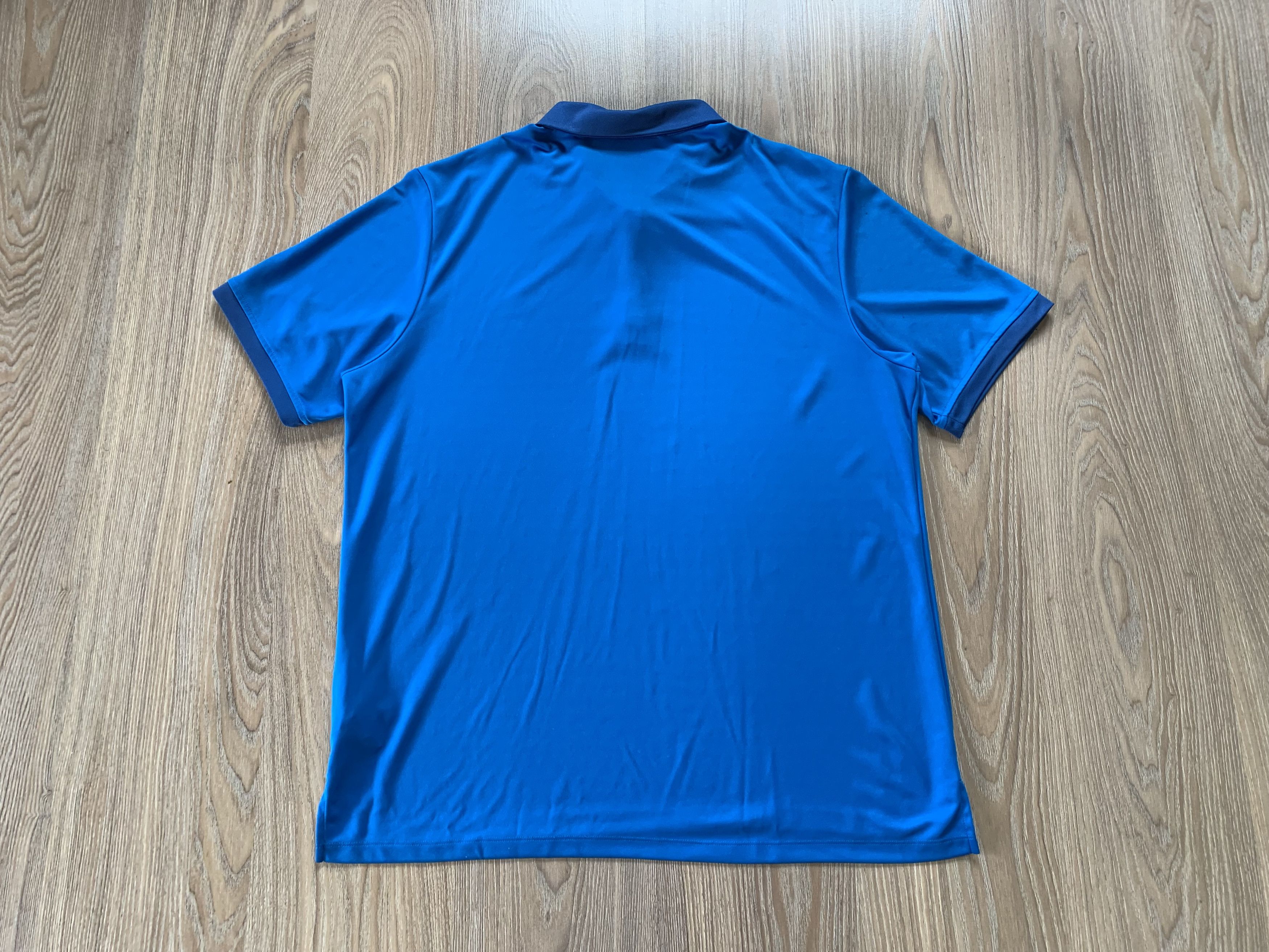 Adidas Adidas Mens Blue Training Polo Size US XL / EU 56 / 4 - 3 Thumbnail