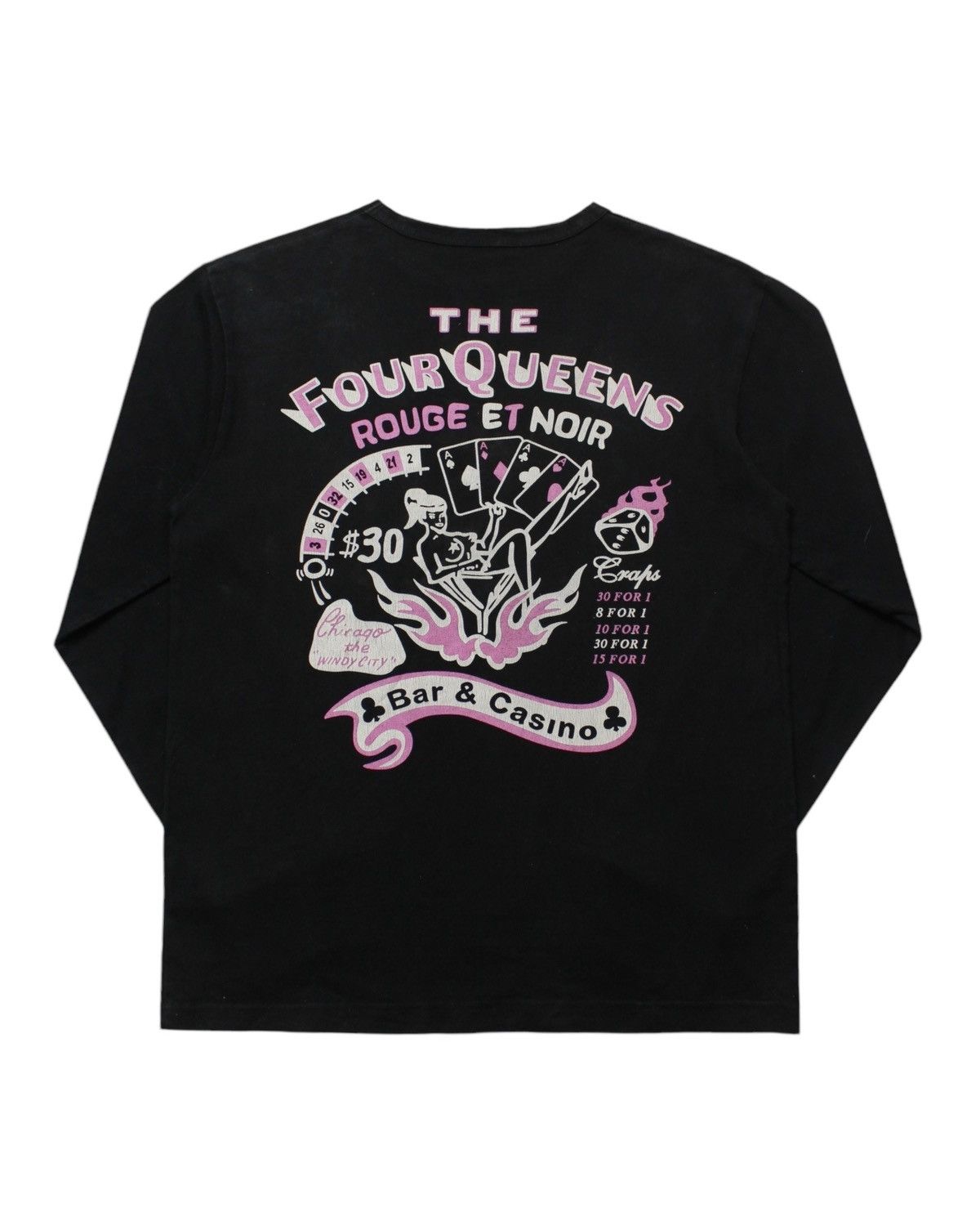 Hysteric Glamour 2000S MWS THE FOUR QUEENS CREWNECK Size US L / EU 52-54 / 3 - 2 Thumbnail