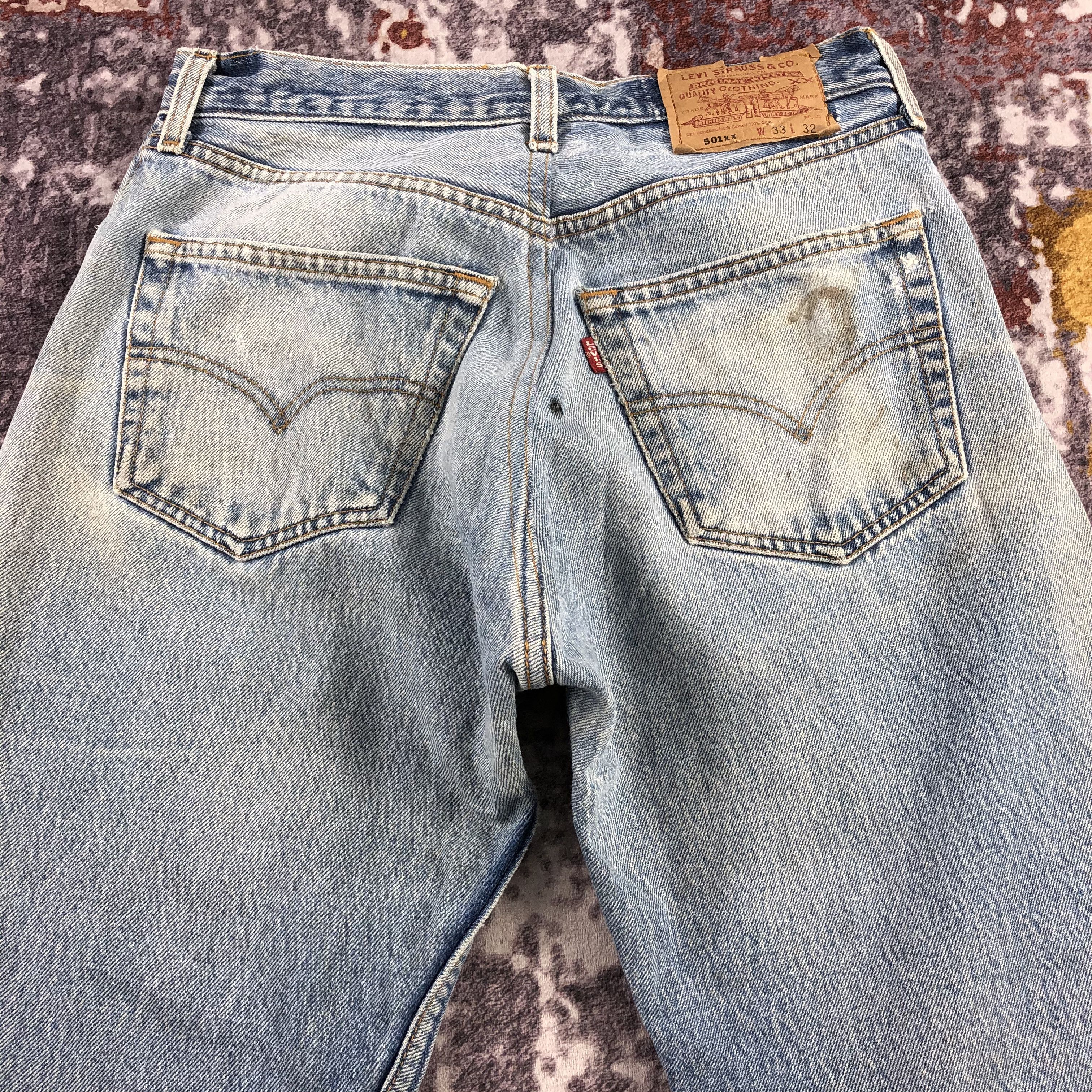 Levi's 90s Vintage Distress Levis 501 Jeans-JM2797 Size 28" / US 6 / IT 42 - 4 Thumbnail