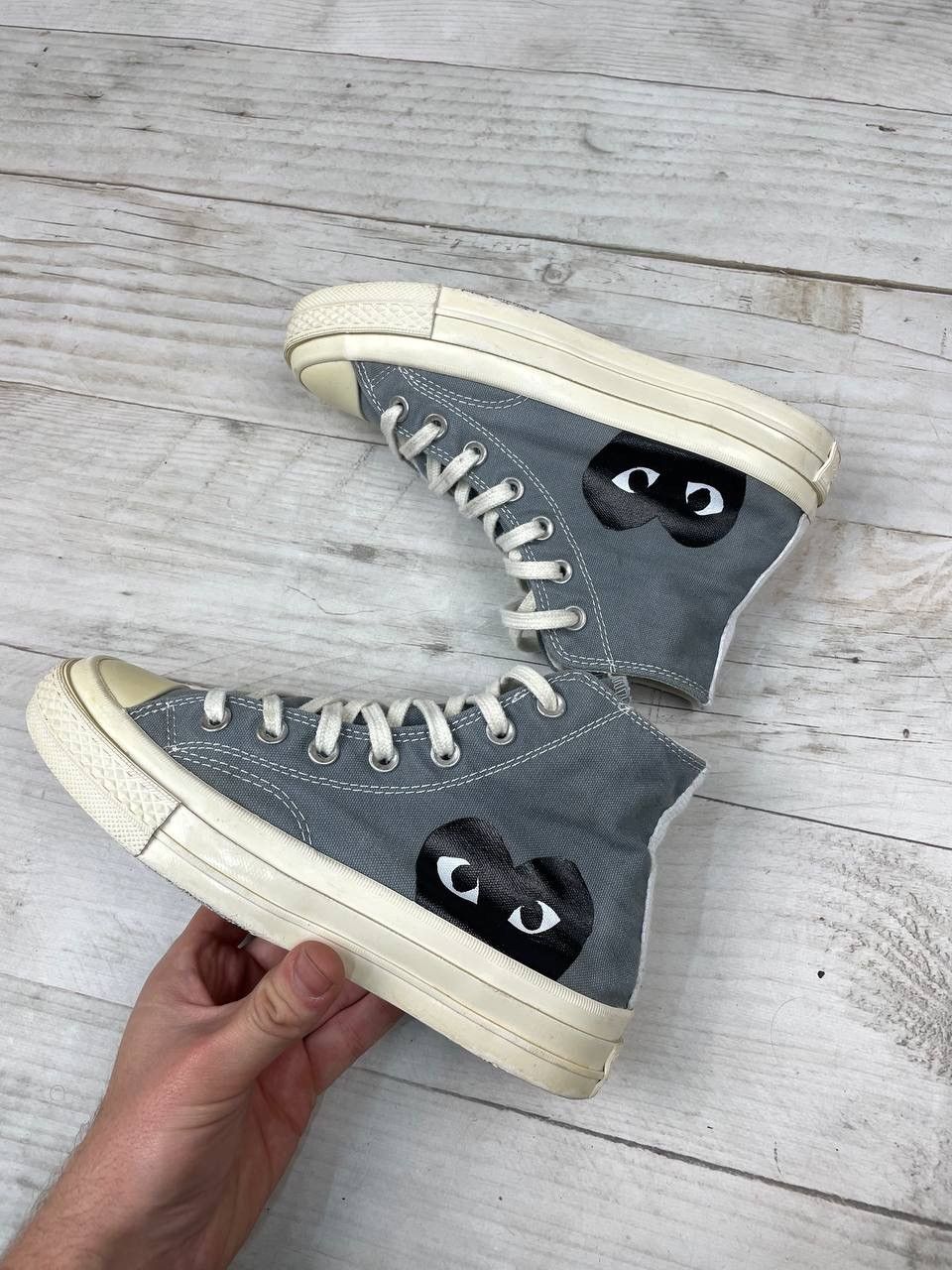 Comme des Garcons PLAY × Converse Comme des Garçons x Converse High Top CDG Sneakers Size US 6.5 / IT 36.5 - 1 Thumbnail
