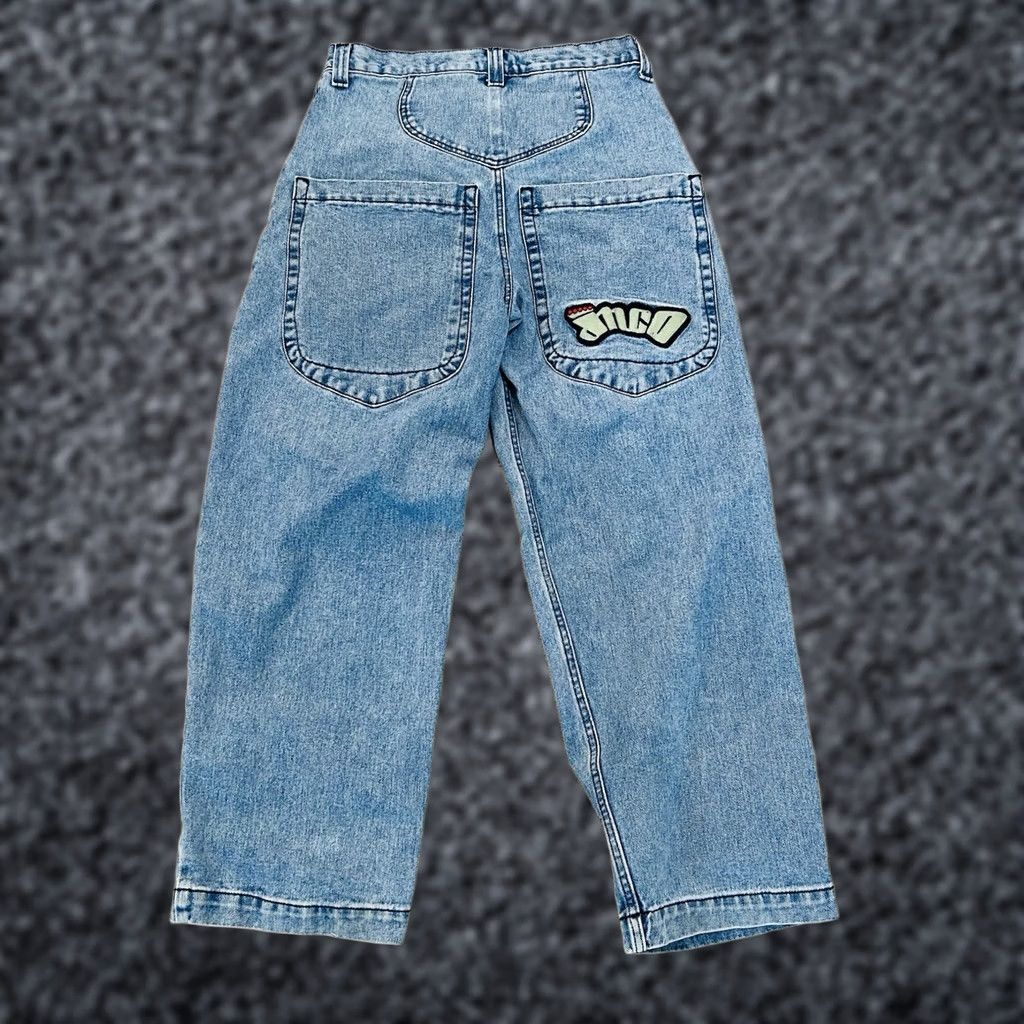 JNCO × Streetwear × Vintage Rare JNCO Vintage 90s Flamehead Jean