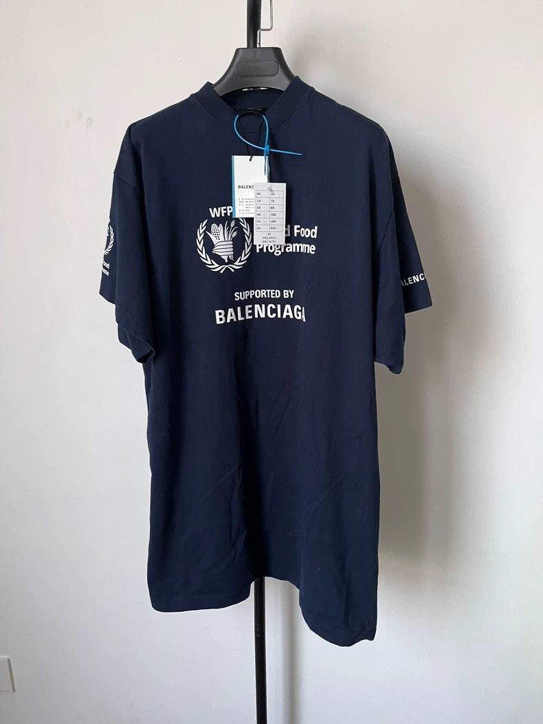 Balenciaga Balenciaga WFP Wheat Ear Short-sleeve T-shirt - dmc Size US M / EU 48-50 / 2 - 1 Thumbnail