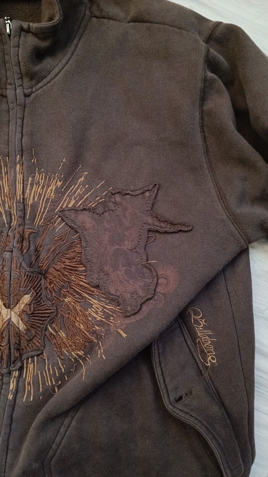 Billabong Billabong vintage Y2K faded Embroidered logo Full Zip Jacket Size US L / EU 52-54 / 3 - 3 Thumbnail