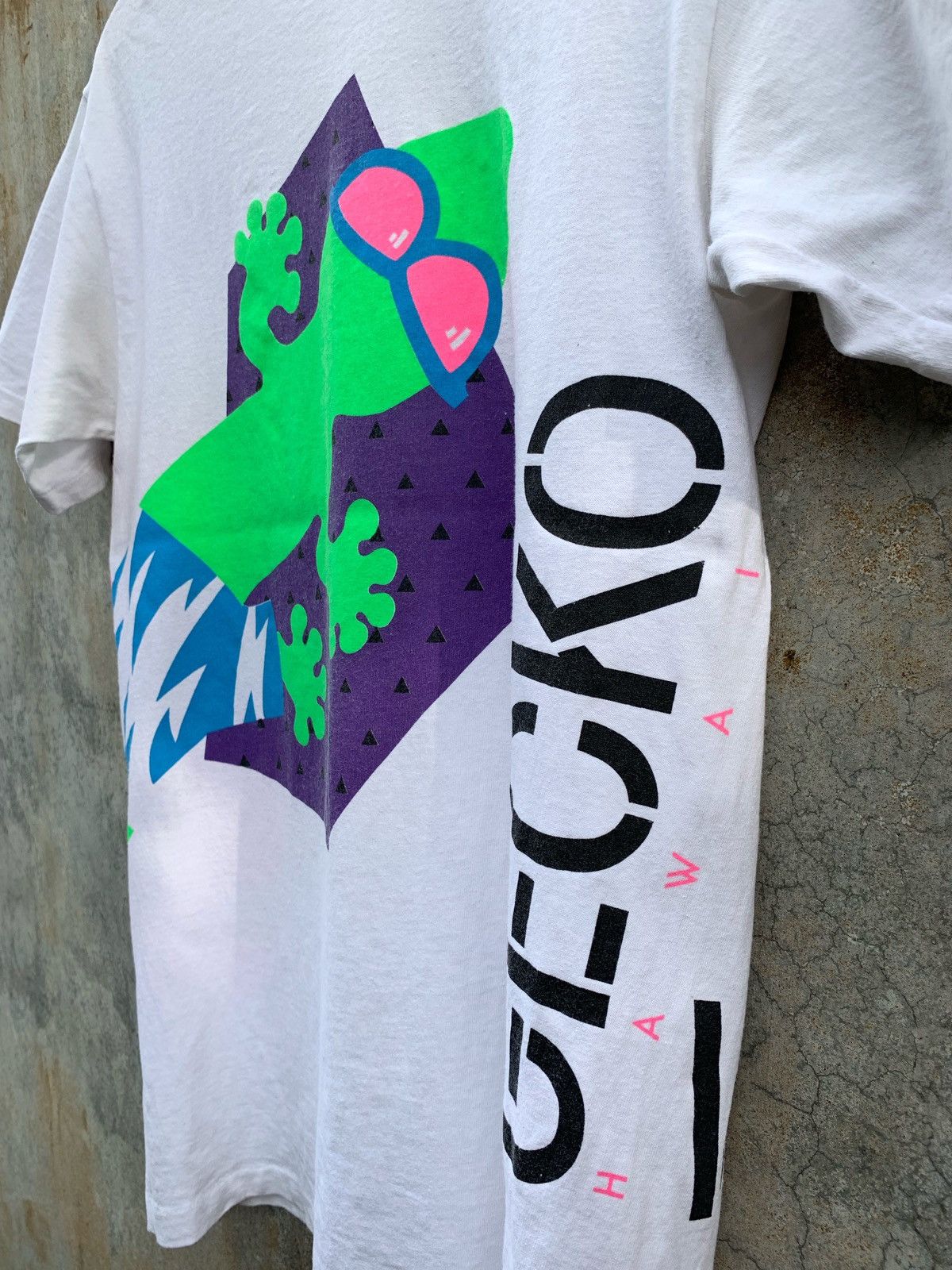 Vintage 1988 Gecko Hawaii Tee Size US M / EU 48-50 / 2 - 2 Thumbnail