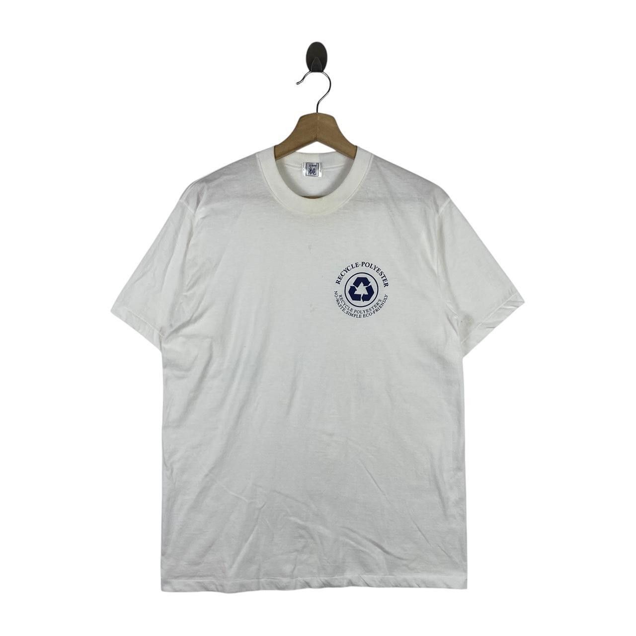 Vintage Vintage 90’ RECYCLE POLYESTER Eco Friendly Project Tee Shirt Size S / US 4 / IT 40 - 1 Thumbnail