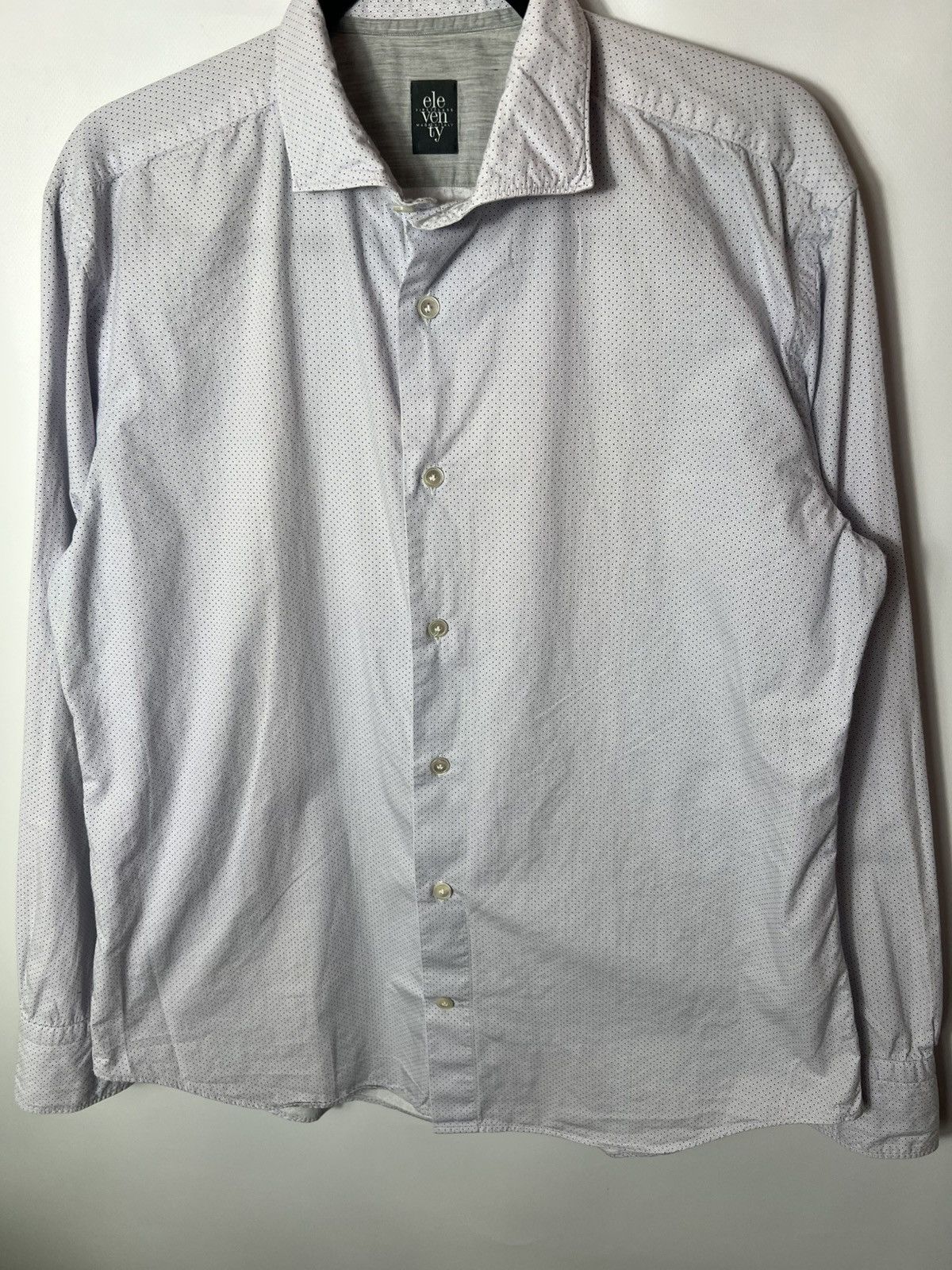 Eleventy Vintage luxury designer Eleventy Button Up Shirt Sz 42/16.5 Size US L / EU 52-54 / 3 - 3 Thumbnail