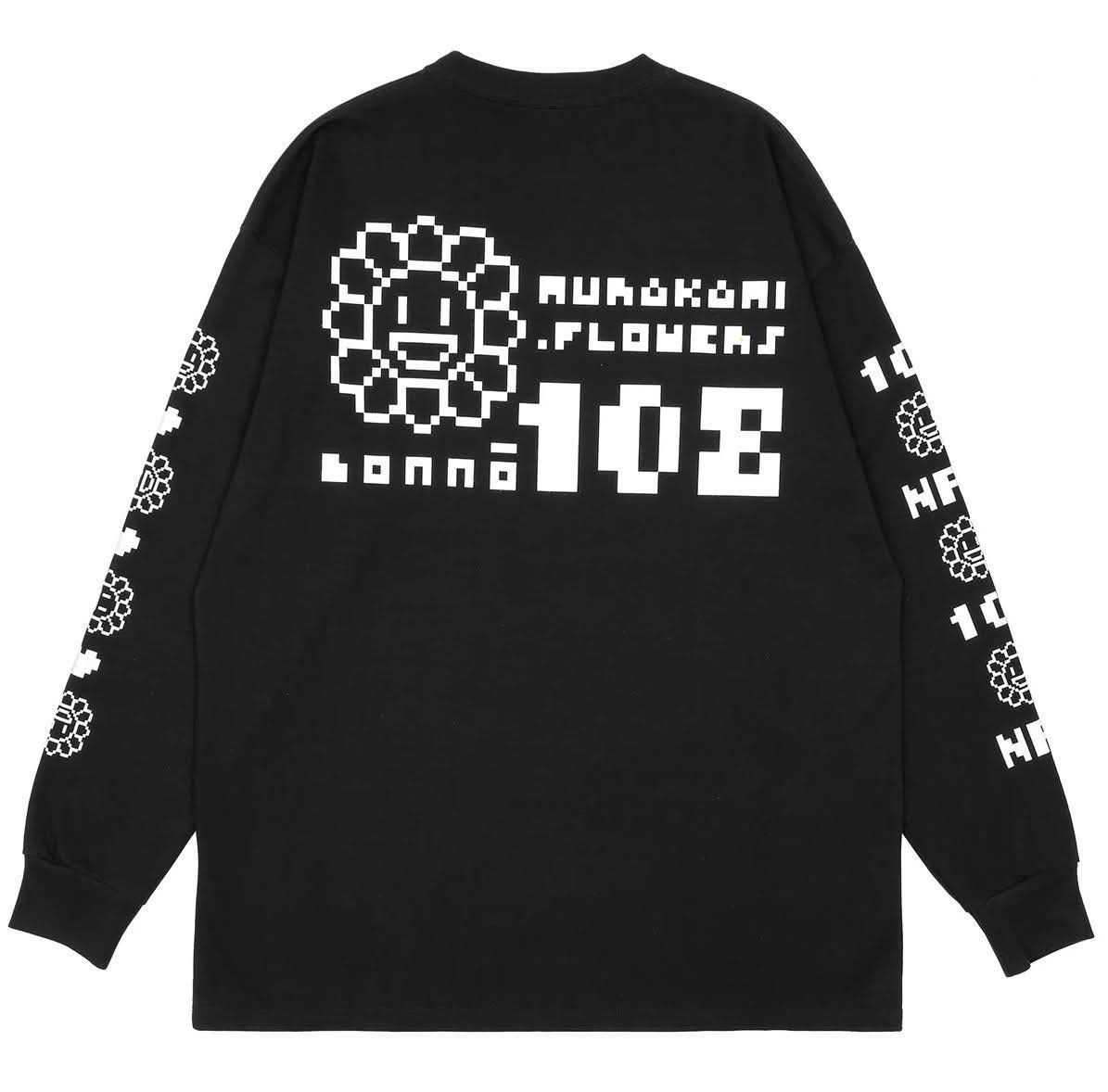 Takashi Murakami Takashi Murakami Bonno NFT flowers long sleeve Tshirt BLK Size US XL / EU 56 / 4 - 2 Thumbnail