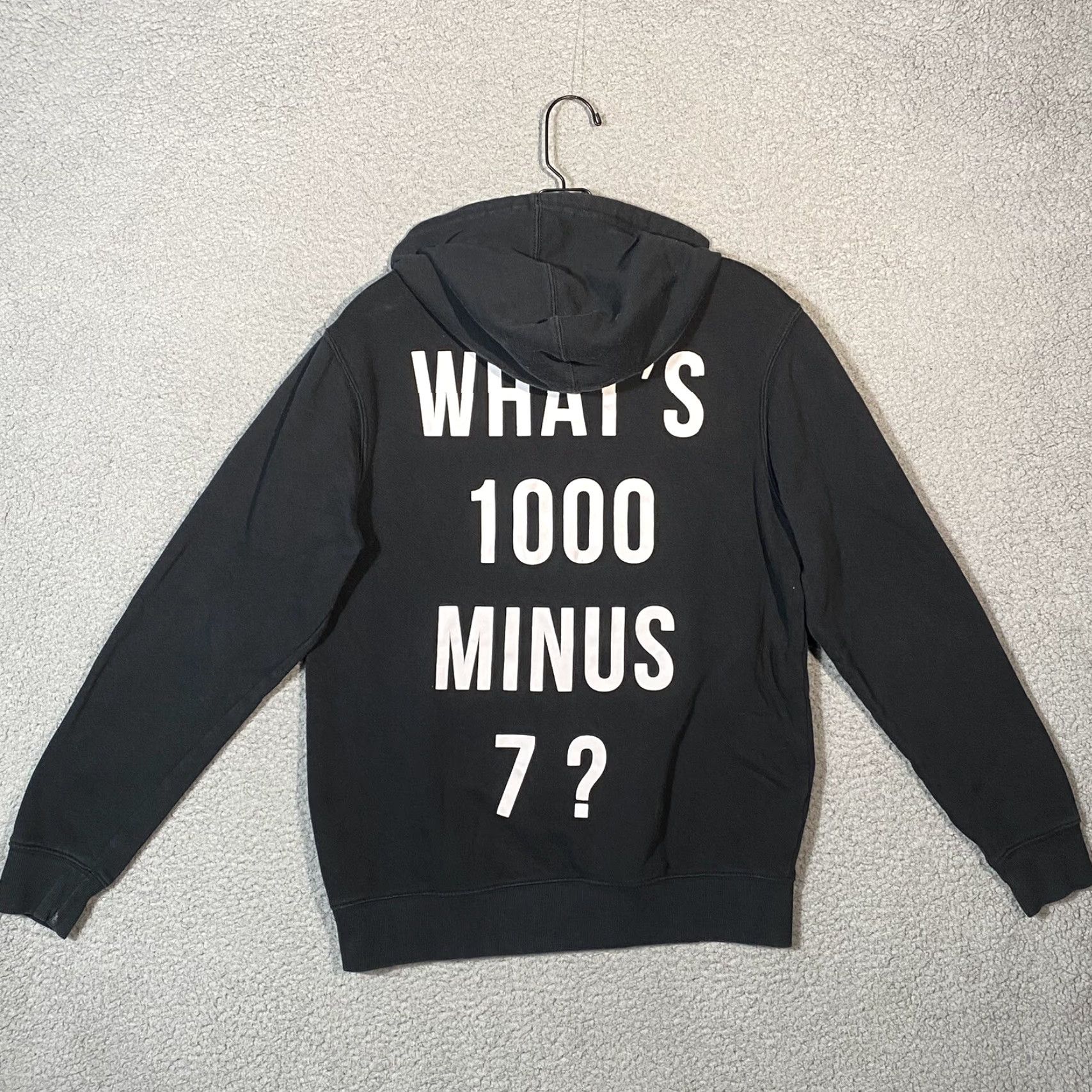 Vintage VINTAGE Tokyo Ghoul Ken Kaneki Black Hoodie +Facemask What’s 1000 Minus 7 Funimation Hoodie Unisex Adults S Black Logo Anime Men Women Size US S / EU 44-46 / 1 - 7 Thumbnail