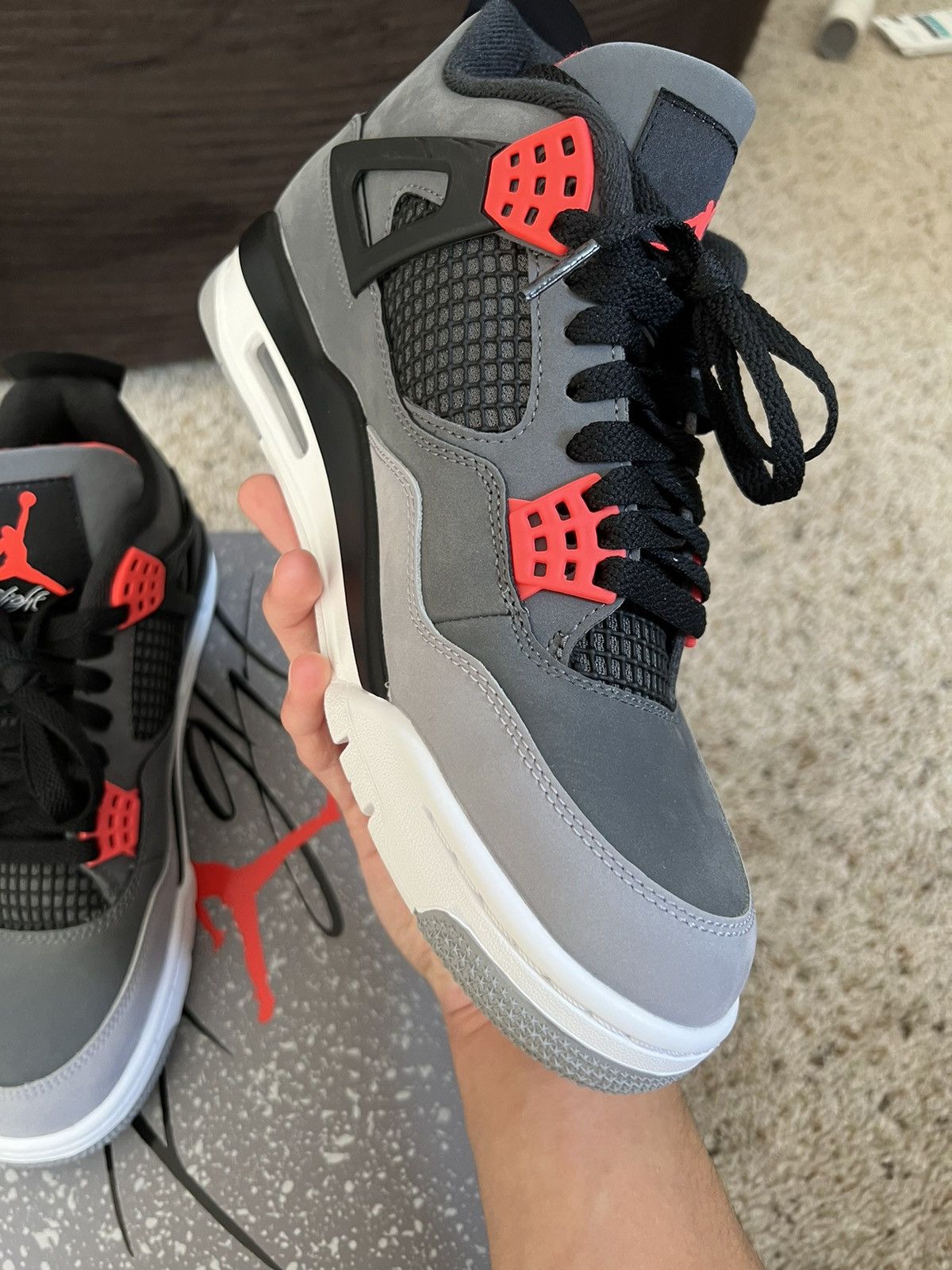 Jordan Brand Jordan Retro 4 infrared Size US 9 / EU 42 - 15 Thumbnail