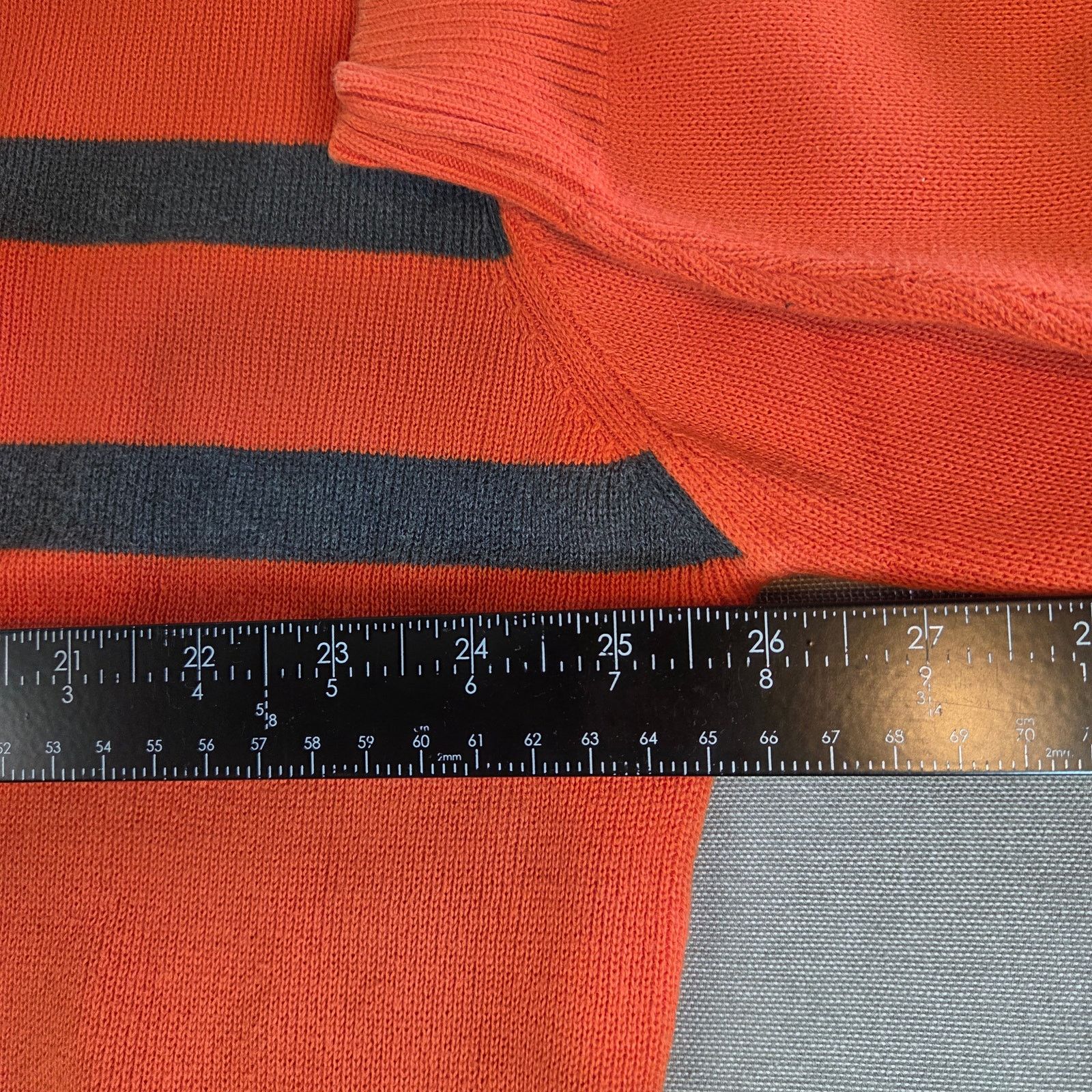Chaps Vintage Chaps RL XXL Orange Stripe Sweater Size US XXL / EU 58 / 5 - 10 Thumbnail