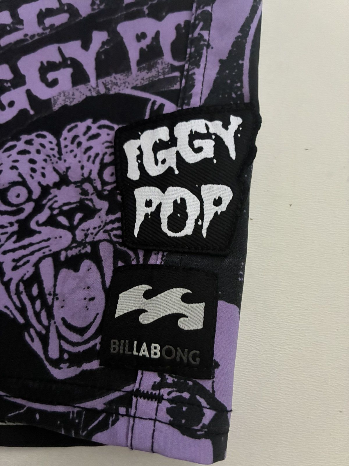 Billabong Billabong shorts Iggy Pop rare band rock archive art garde Size US 38 / EU 54 - 2 Thumbnail