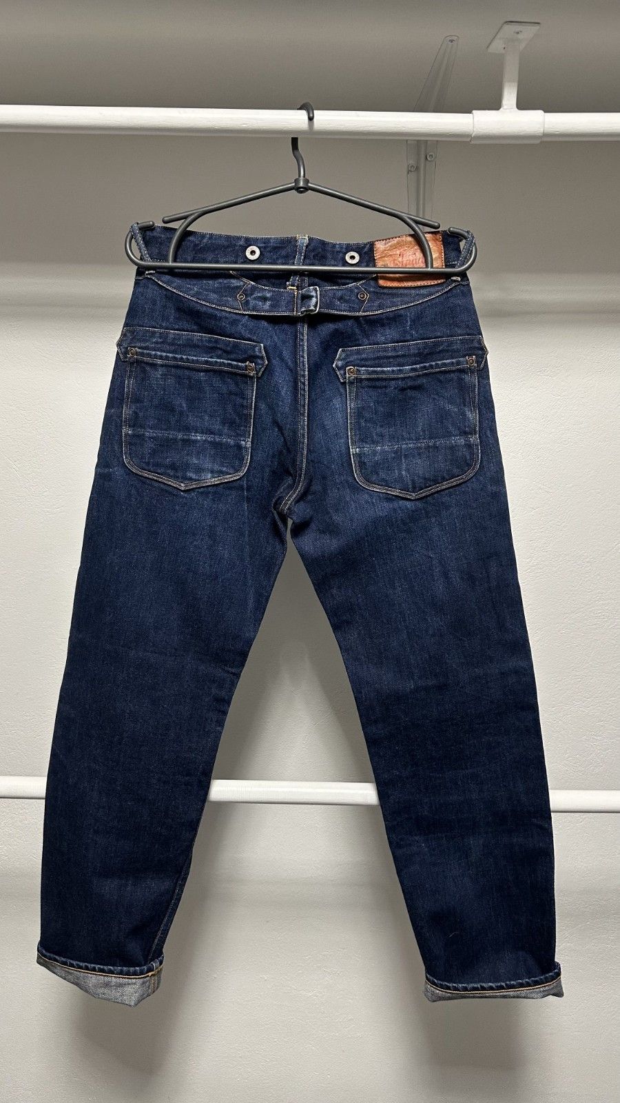 Other Red Tornado Blacksmith Buckle Back Jeans 16.5oz Raw Selvedge Size US 30 / EU 46 - 1 Thumbnail