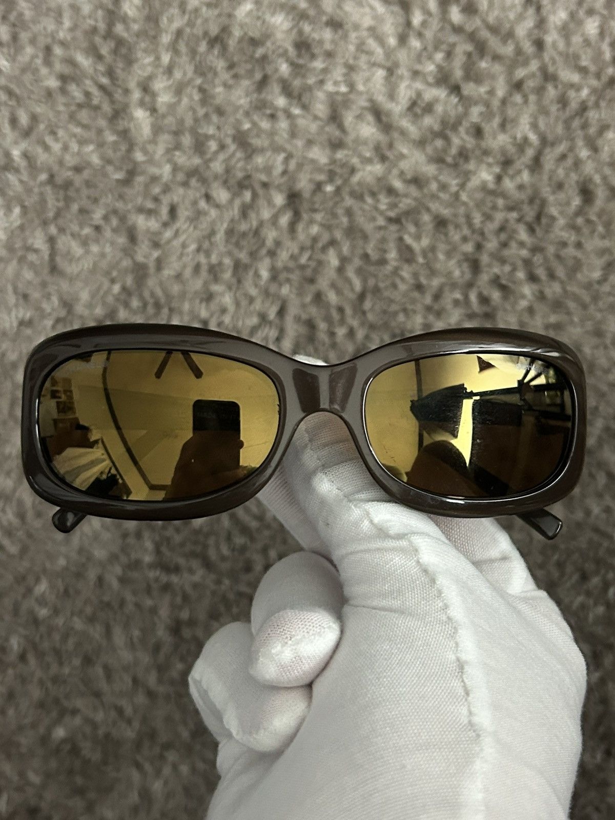 Chanel Chanel Encrusted CC 638/8W Sunglasses Size ONE SIZE - 5 Thumbnail