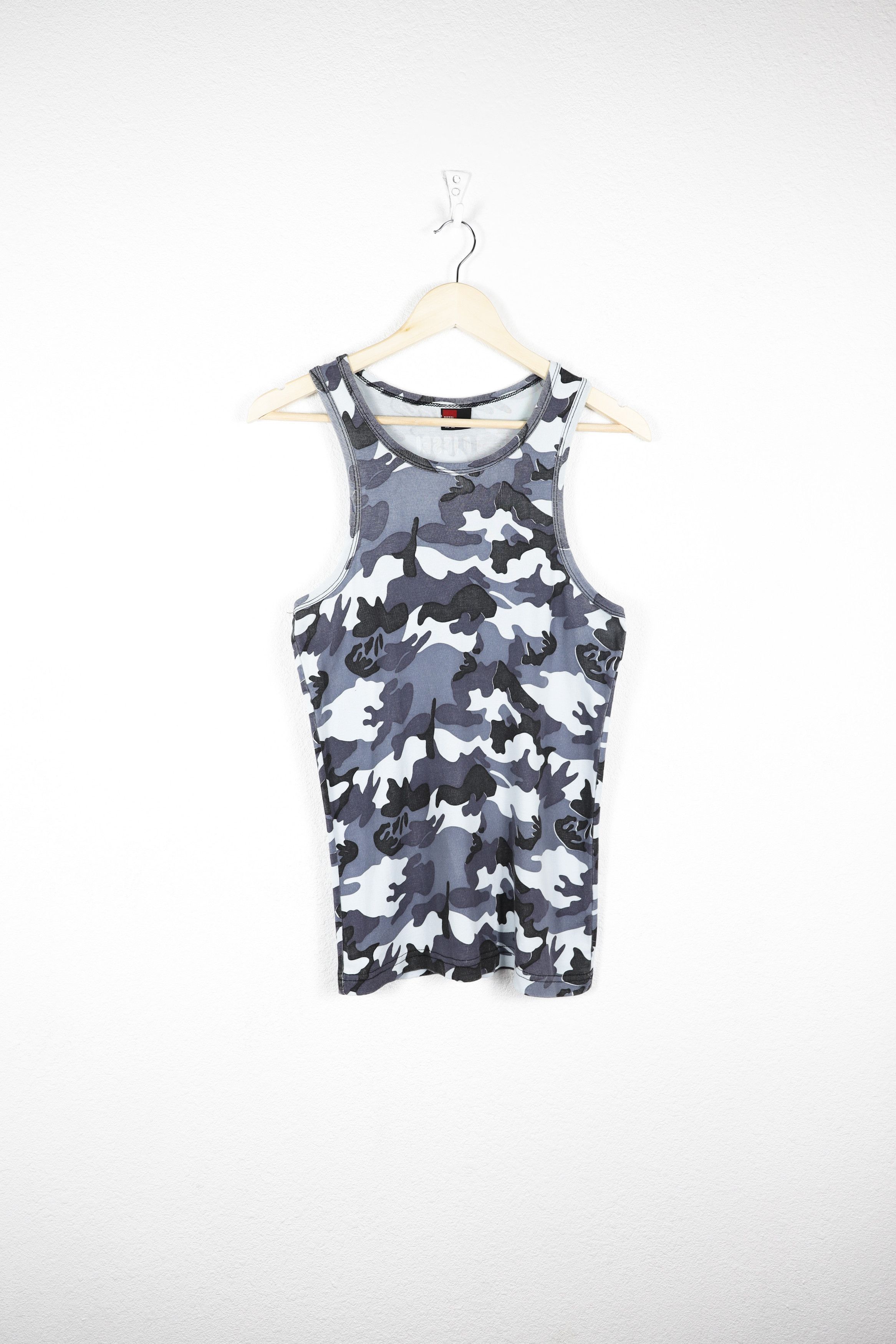 Diesel Vintage DIESEL Y2K Camo Tank Top Size US L / EU 52-54 / 3 - 1 Thumbnail