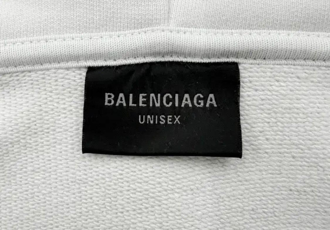 Balenciaga Balenciaga Distressed Tattoo Zip Hoodie Size US L / EU 52-54 / 3 - 10 Thumbnail