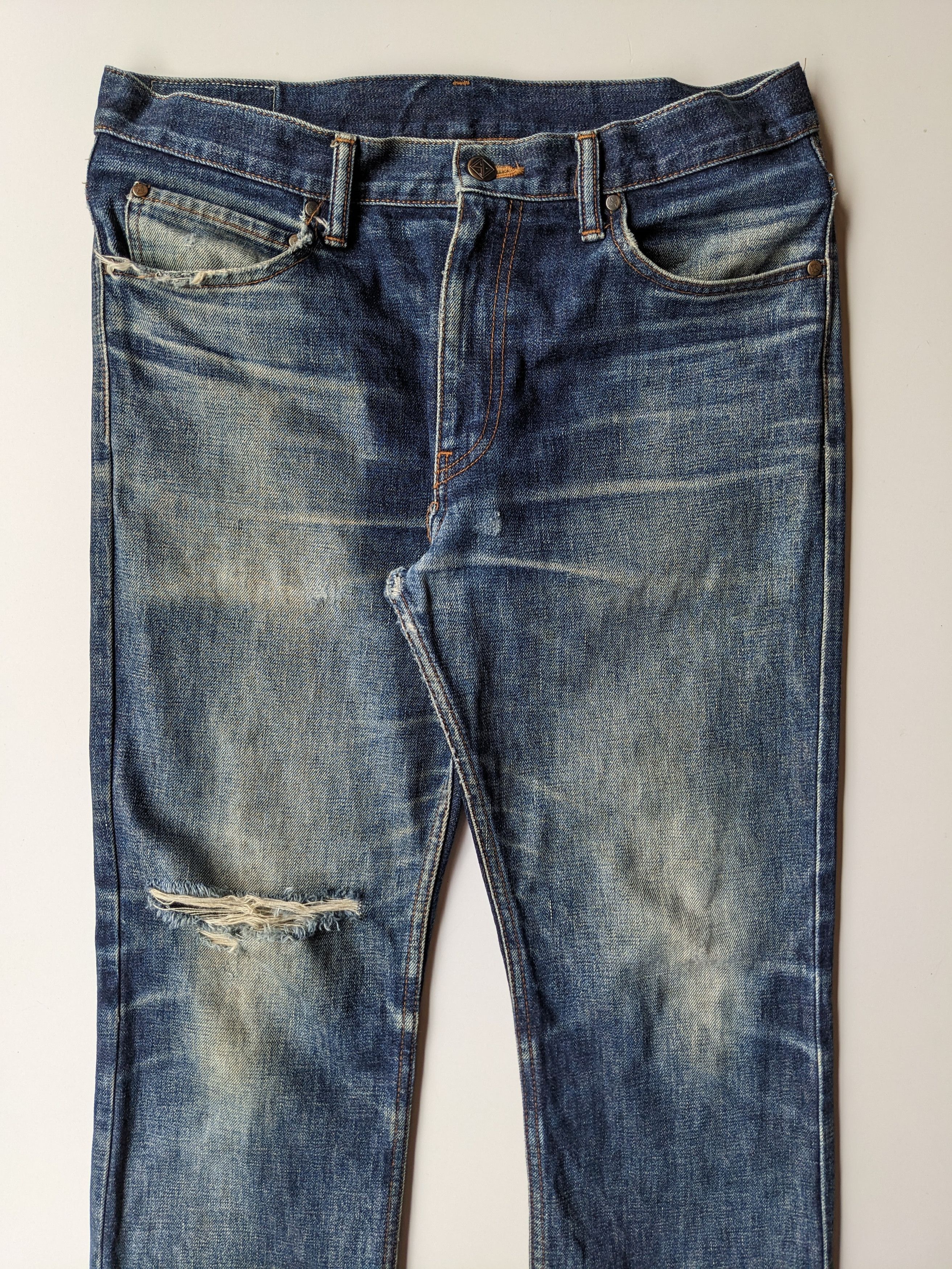 If Six Was Nine × Japanese Brand × Jean Stabilizer distressed faded jeans Size US 34 / EU 50 - 3 Thumbnail