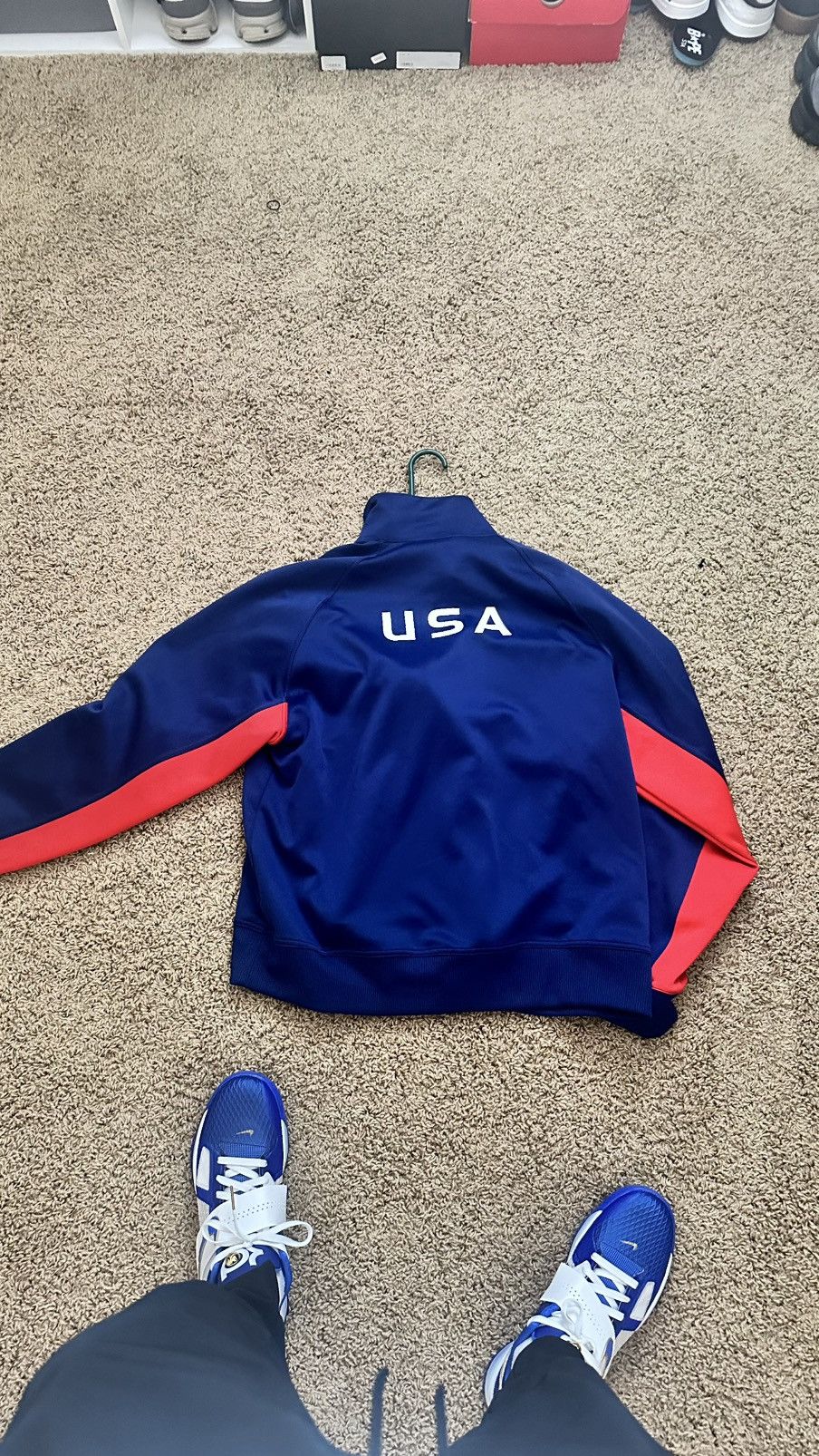Adidas × Vintage Team USA Olympic Jacket Size US L / EU 52-54 / 3 - 5 Thumbnail