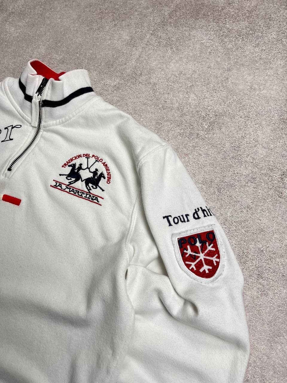 La Martina Vintage La Martina Verbier Quarter Zip Sweater L Size US L / EU 52-54 / 3 - 3 Thumbnail
