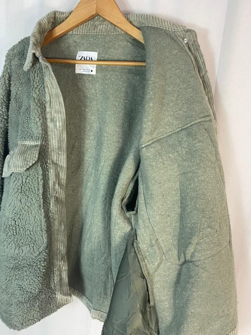 Zara Best price 🔥Fleece button up jacket by Zara Size L / US 10 / IT 46 - 5 Thumbnail