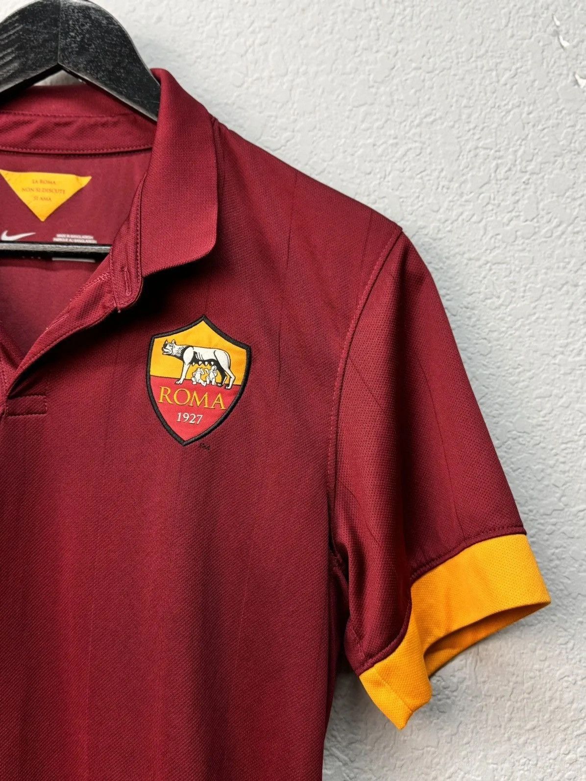 Nike × Vintage AS ROMA 2014/15 HOME FOOTBALL JERSEY NIKE Size US S / EU 44-46 / 1 - 5 Thumbnail