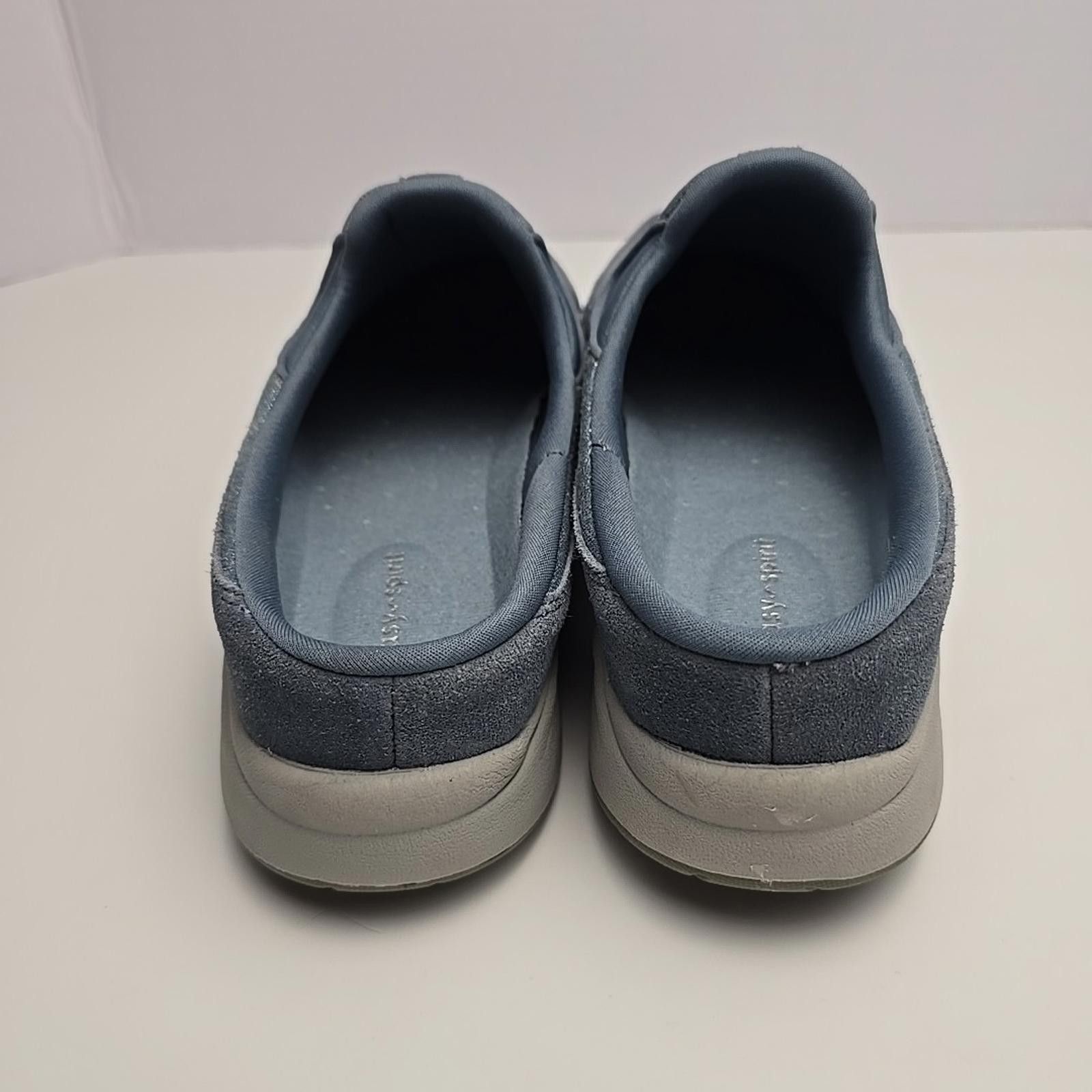 Other Easy Spirit Traveltime Clogs Blue Metallic Shimmer Size 12M Size US 12 / IT 42 - 3 Thumbnail