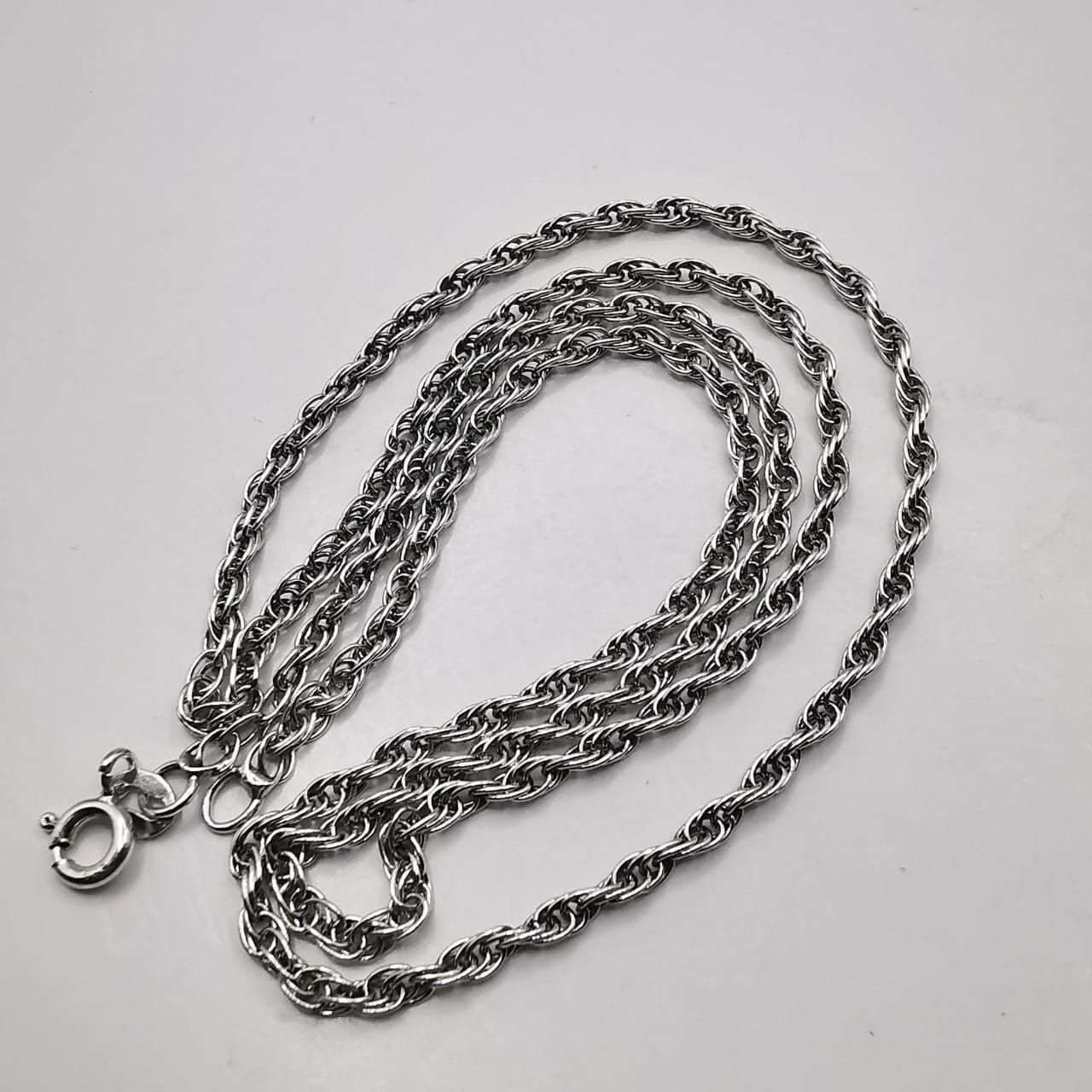 Sterling Silver Vintage Chain Necklece,925 Sterling Silver,Signed , 5,60g Size ONE SIZE - 1 Thumbnail