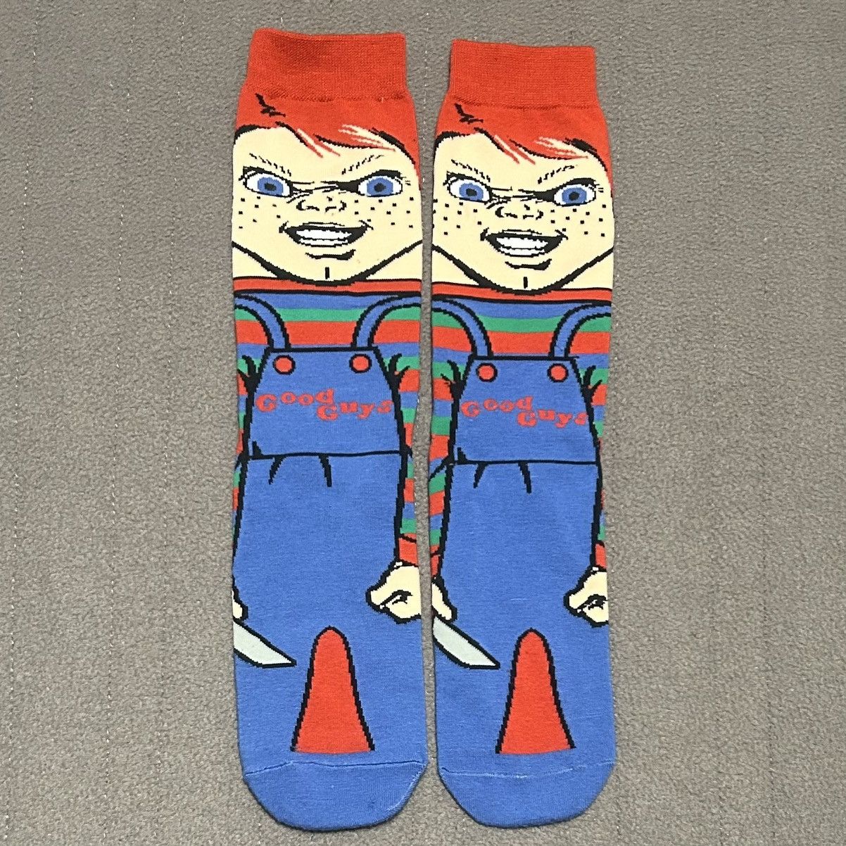 Other Chucky Doll Childs Play Horror Retro Novelty Socks Adult Size ONE SIZE - 1 Thumbnail