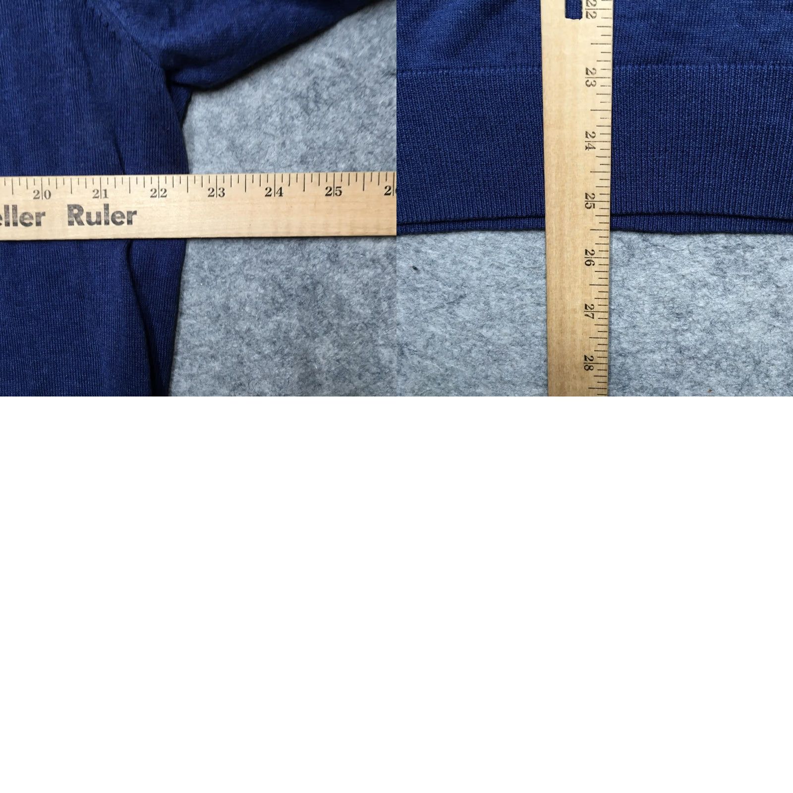 Brooks Brothers Brooks Brothers Sweater Mens Large Blue Long Sleeve Polo Knit Italian Yarn Sweater Polo Collar Mens L Blue Knit Pullover Ribbed Cuff/Hem Solid - Size US L / EU 52-54 / 3 - 9 Thumbnail