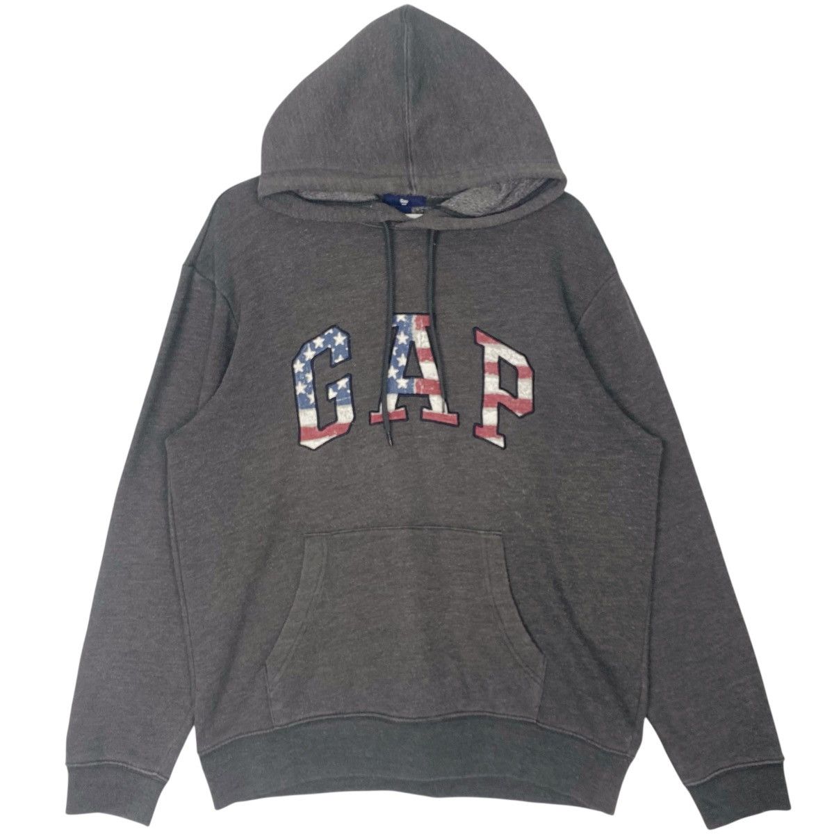 Vintage Vintage Gap Hoodie Big Logo Sweater Gray Pullover Jumper M Size US M / EU 48-50 / 2 - 1 Thumbnail