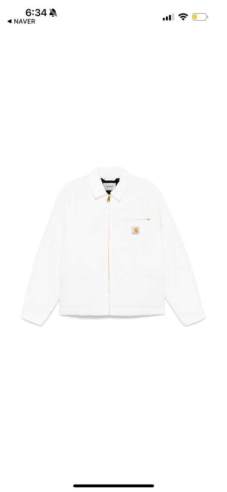 Carhartt Wip Carhartt wip og detroit jacket white Size US M / EU 48-50 / 2 - 4 Thumbnail
