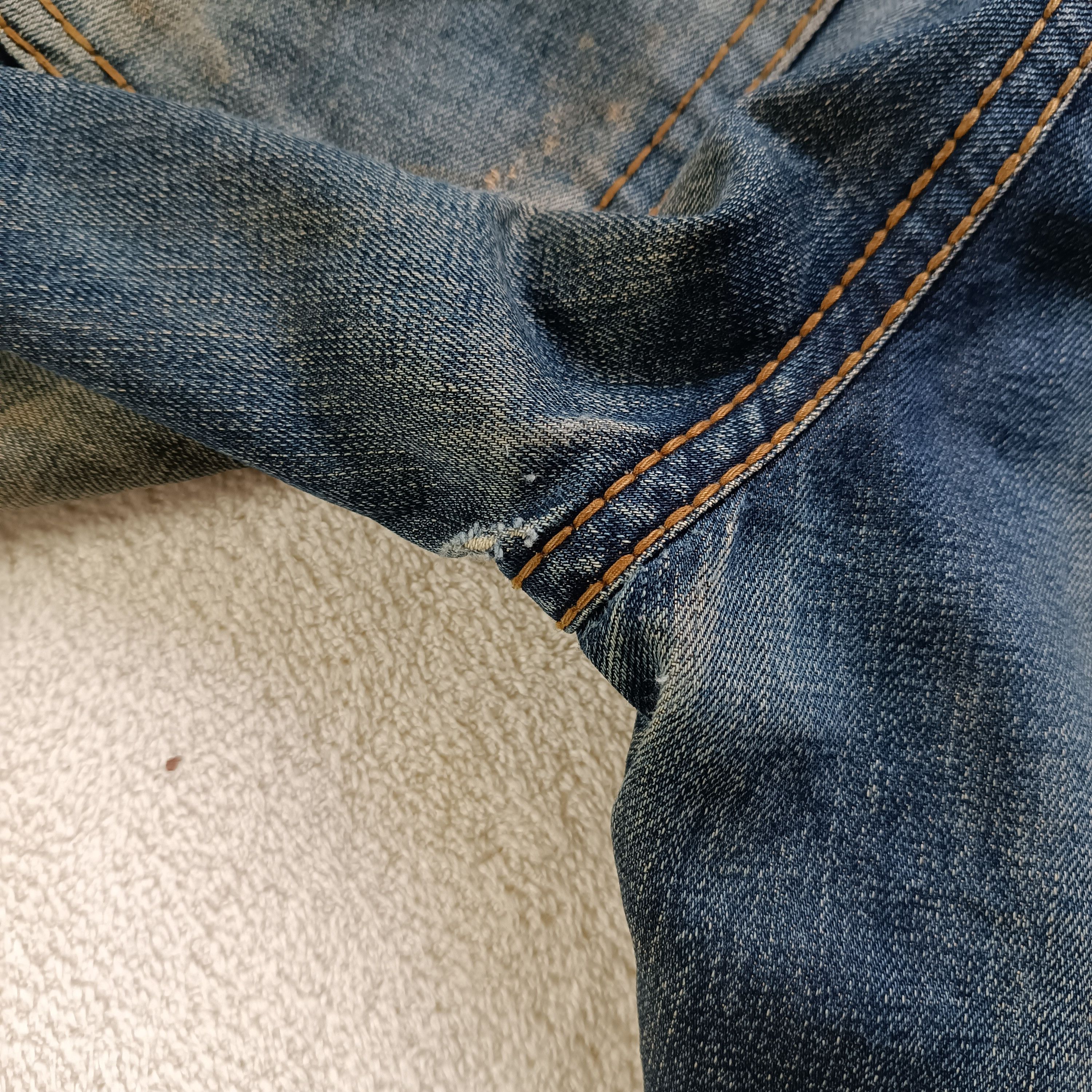 Japanese Brand × Vintage 🔥Vintage🔥 Japanese Brand DPSR Distressed Denim Jeans Size US 34 / EU 50 - 14 Thumbnail