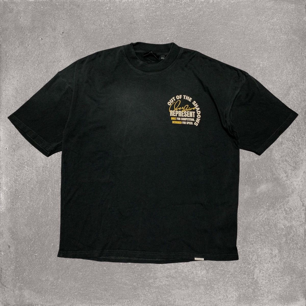 Represent Clo. Represent Small Out Of The Shadows Stained Black Tee Size US S / EU 44-46 / 1 - 2 Thumbnail