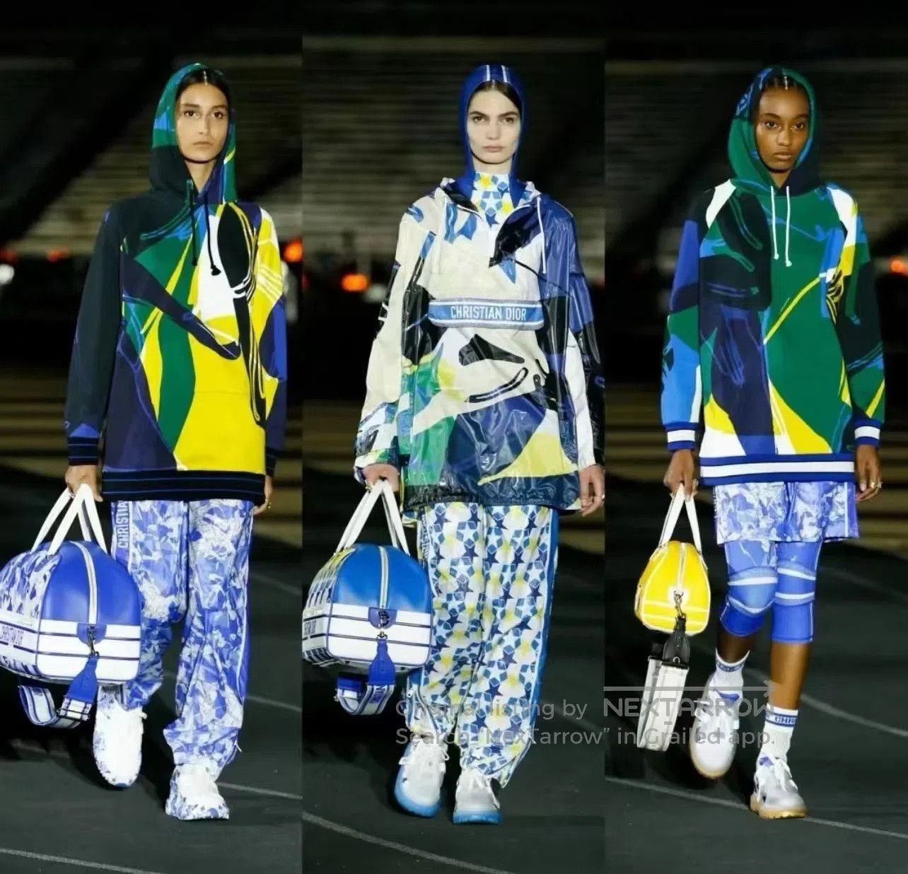 Dior Dior SS23 Abstract Color Block Hoodie. Size S / US 4 / IT 40 - 8 Thumbnail