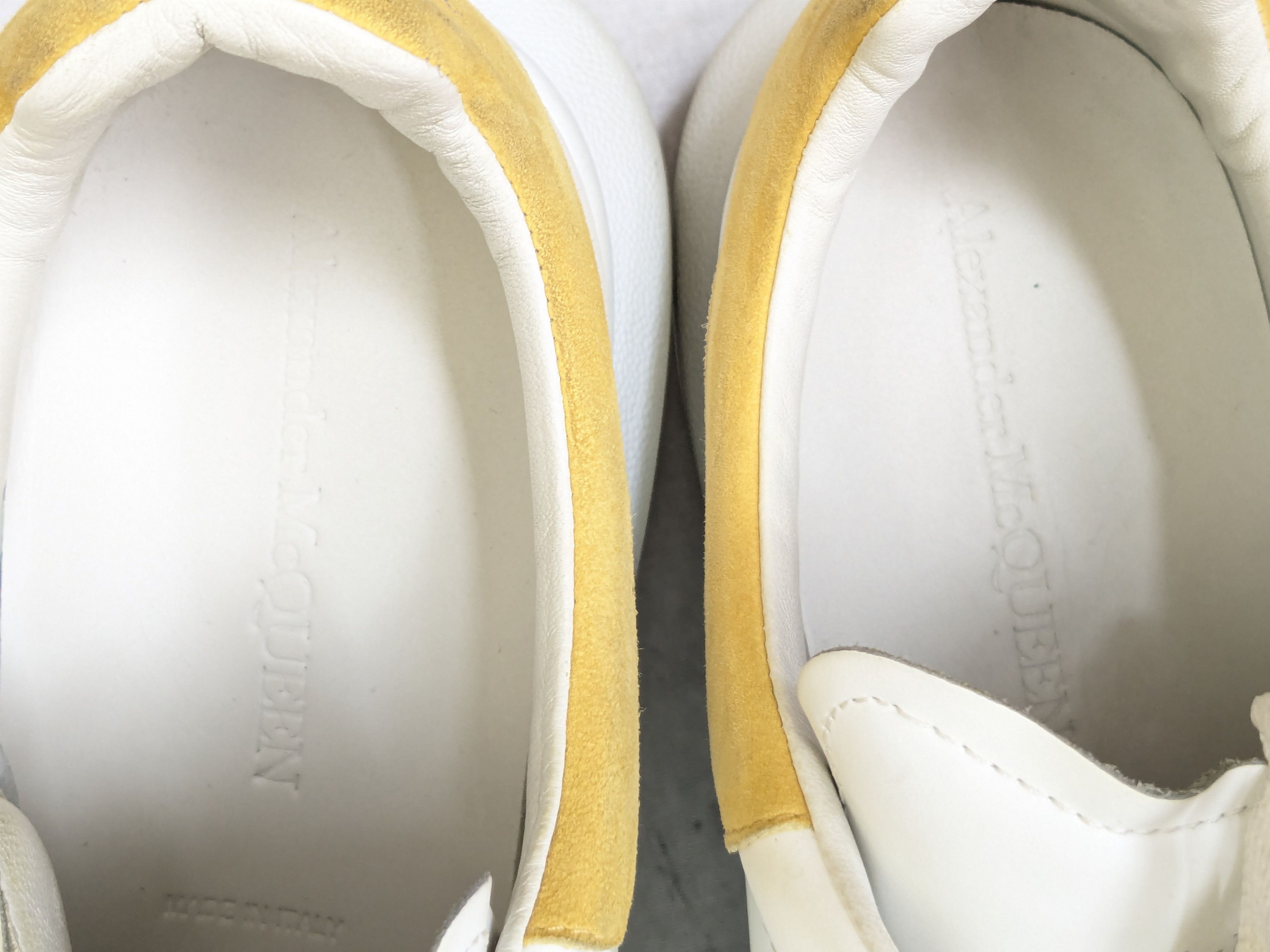 Alexander McQueen Alexander McQueen Oversized Larry Sneakers White Yellow 12 Size US 12 / EU 45 - 8 Thumbnail