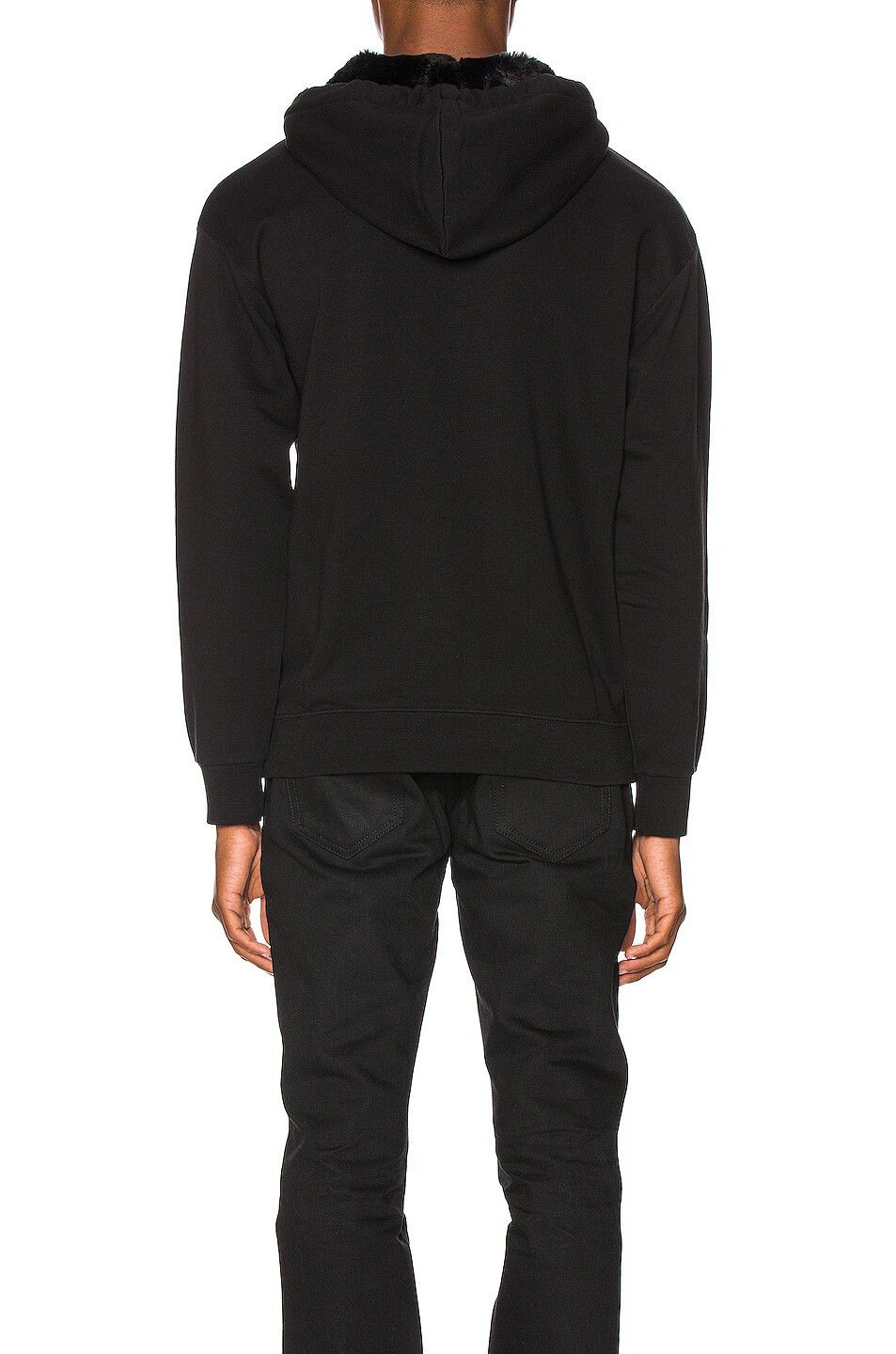 Givenchy Black Faux Fur Hood Signature Logo Lion Hoodie Size US S / EU 44-46 / 1 - 5 Thumbnail